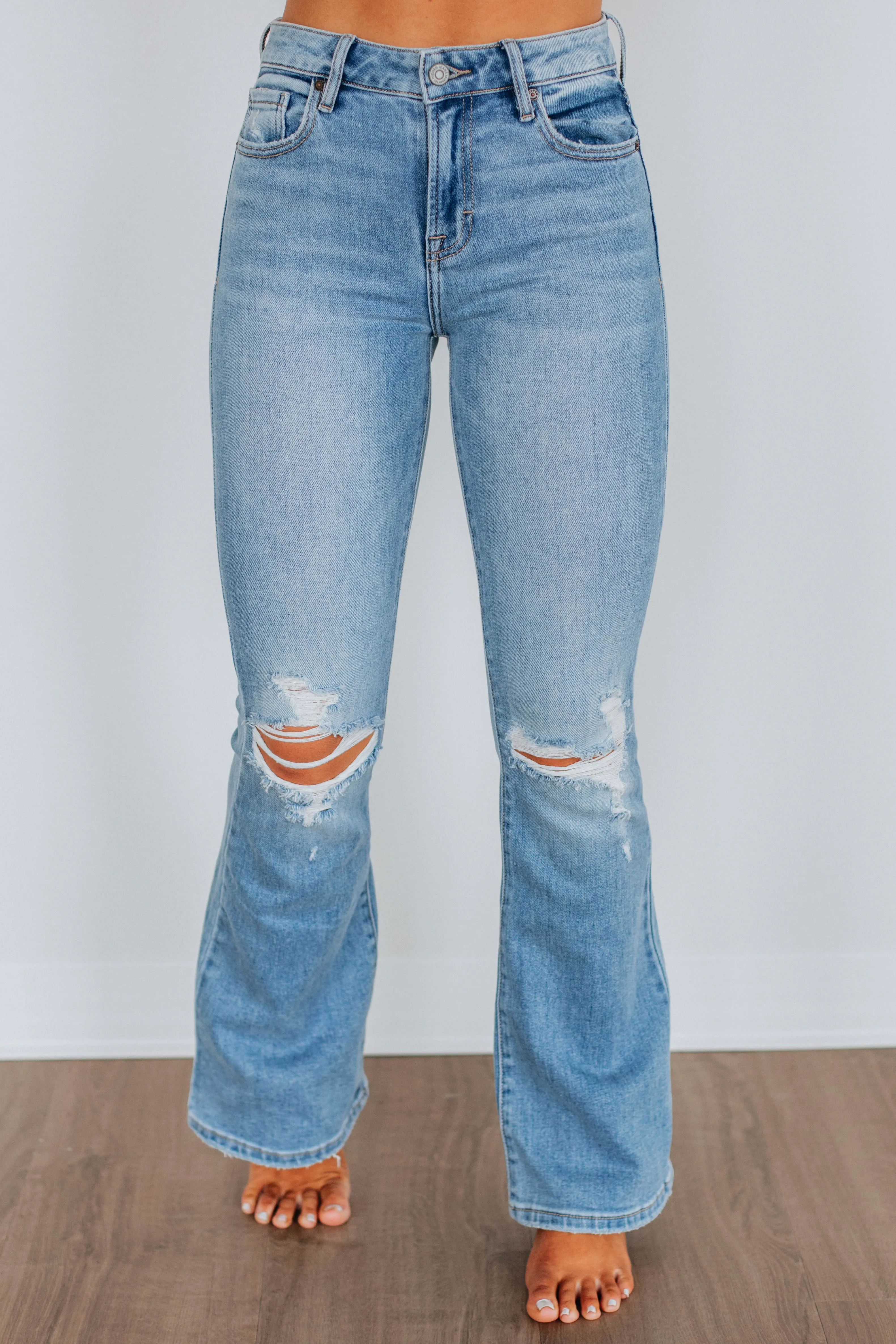 Happi Hidden Jeans - Medium Wash,Jeans Women