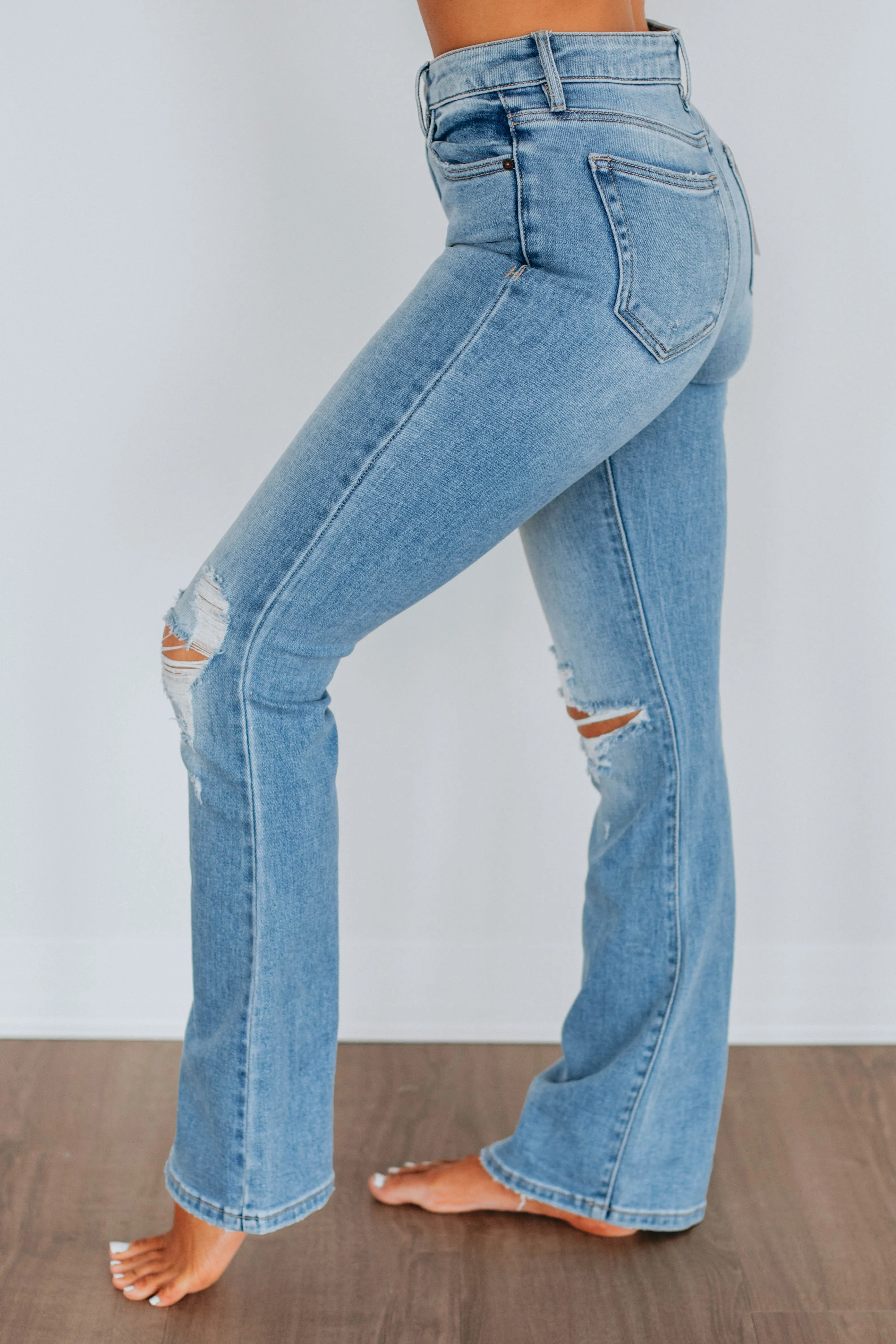 Happi Hidden Jeans - Medium Wash,Jeans Women