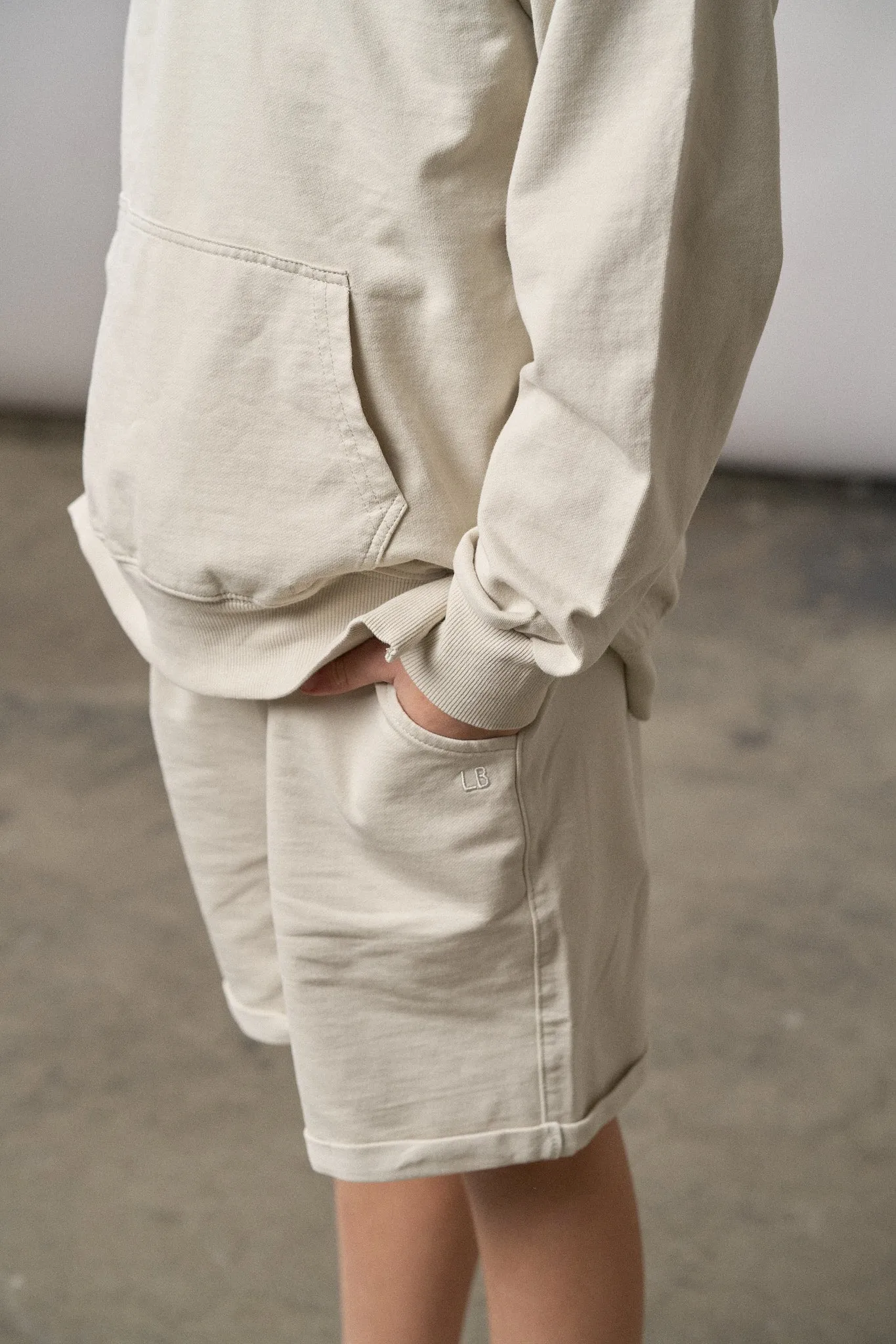 Harem Short - Almond Wash,Kids