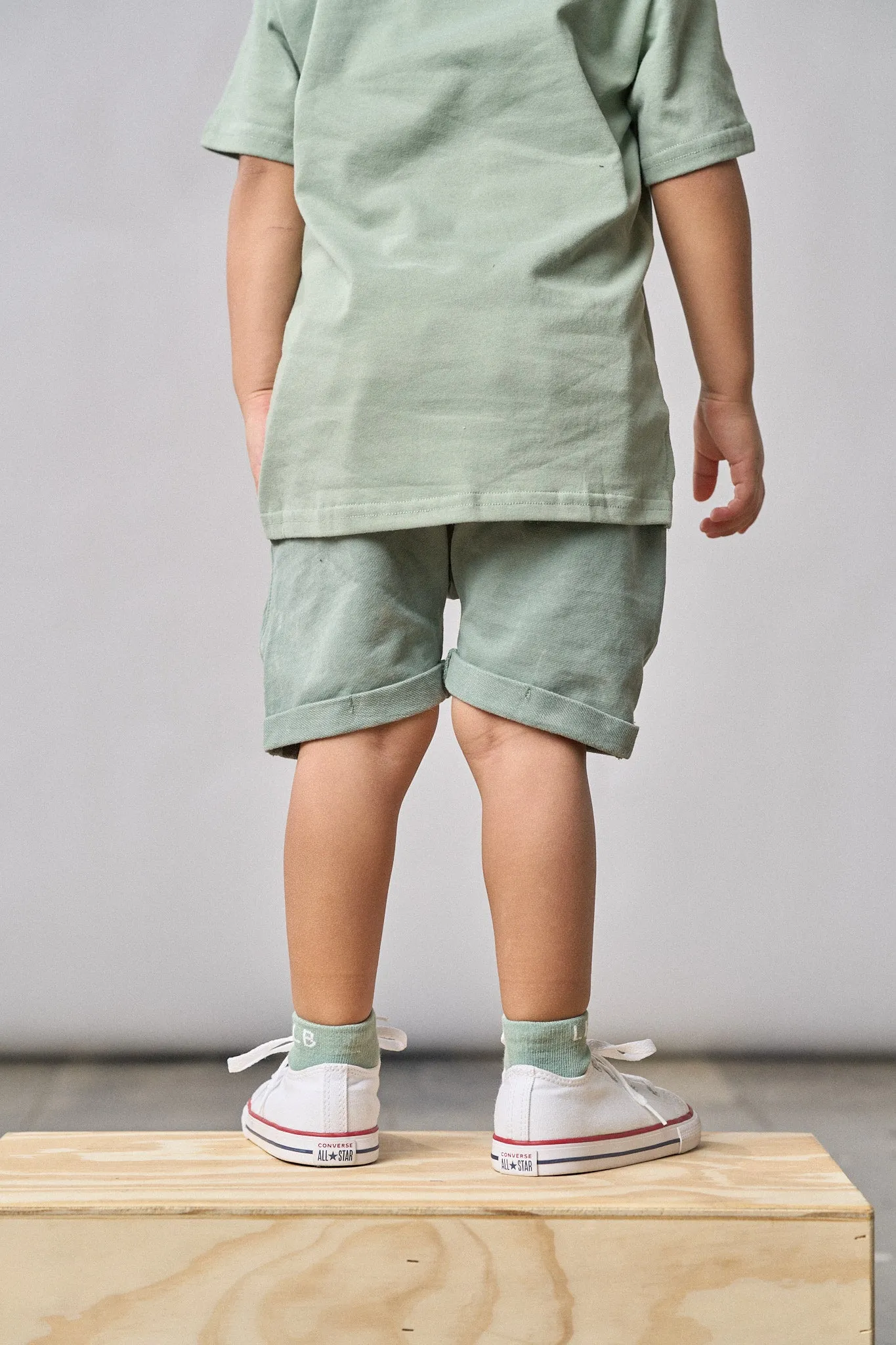 Harem Short - Basil Wash,Kids