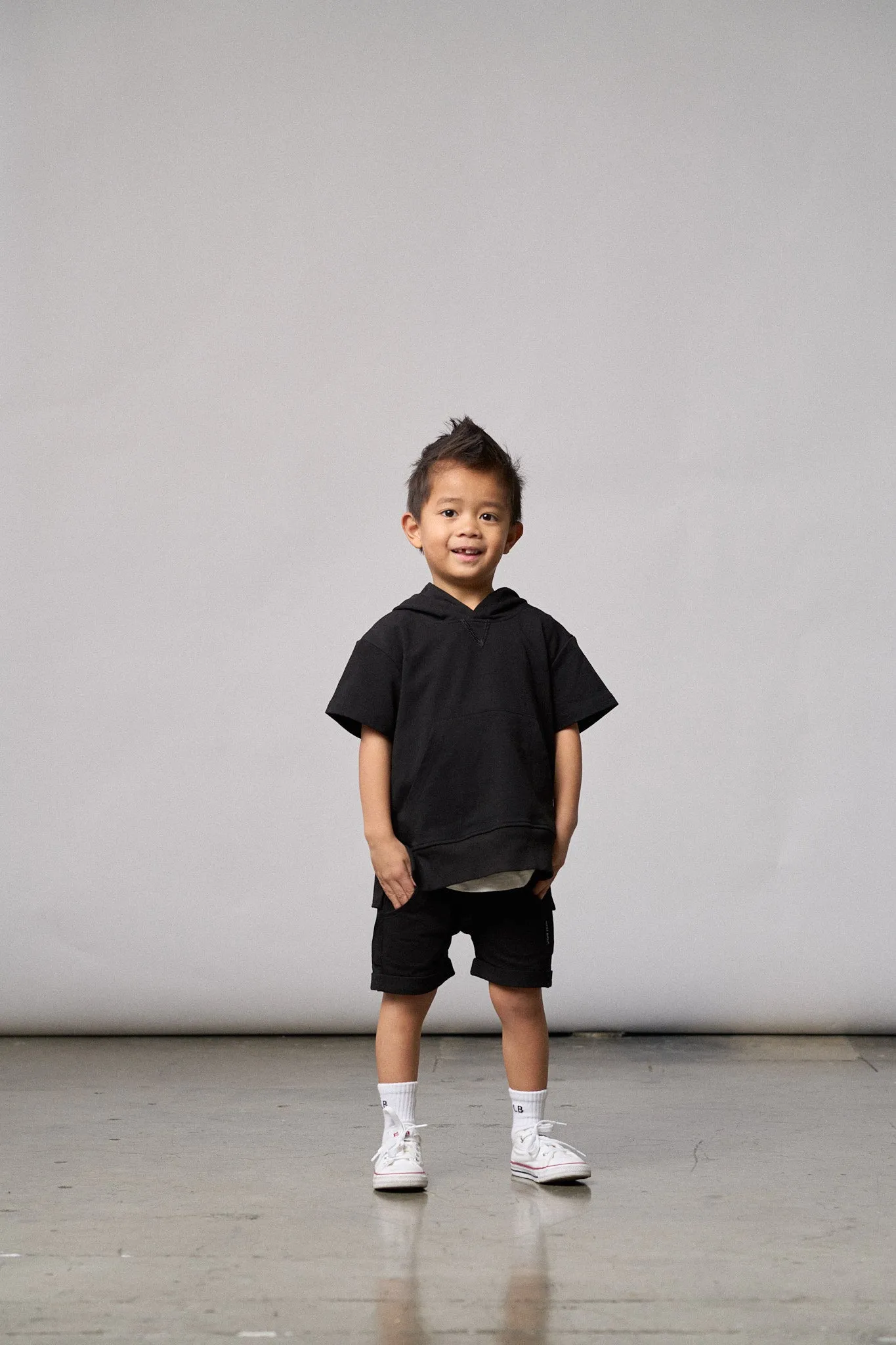 Harem Short - Black,Kids