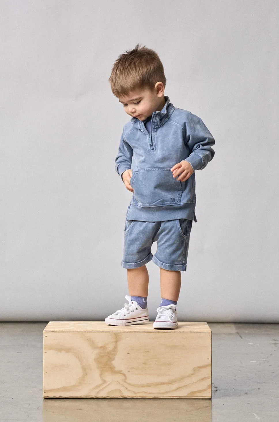 Harem Short - Navy Wash,Kids