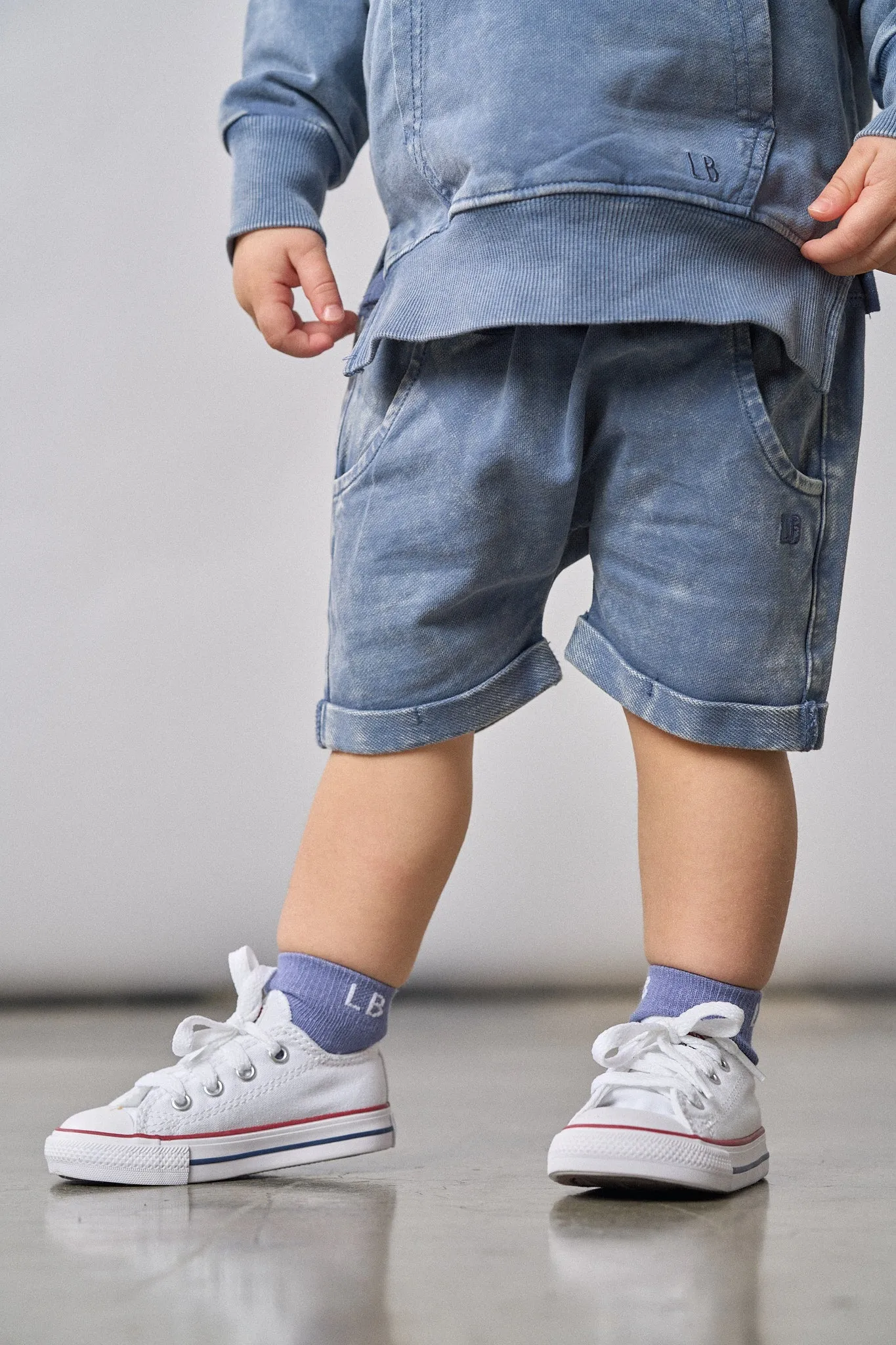 Harem Short - Navy Wash,Kids