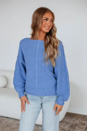 Haven Sweater - Cornflower Blue,Women Sweater
