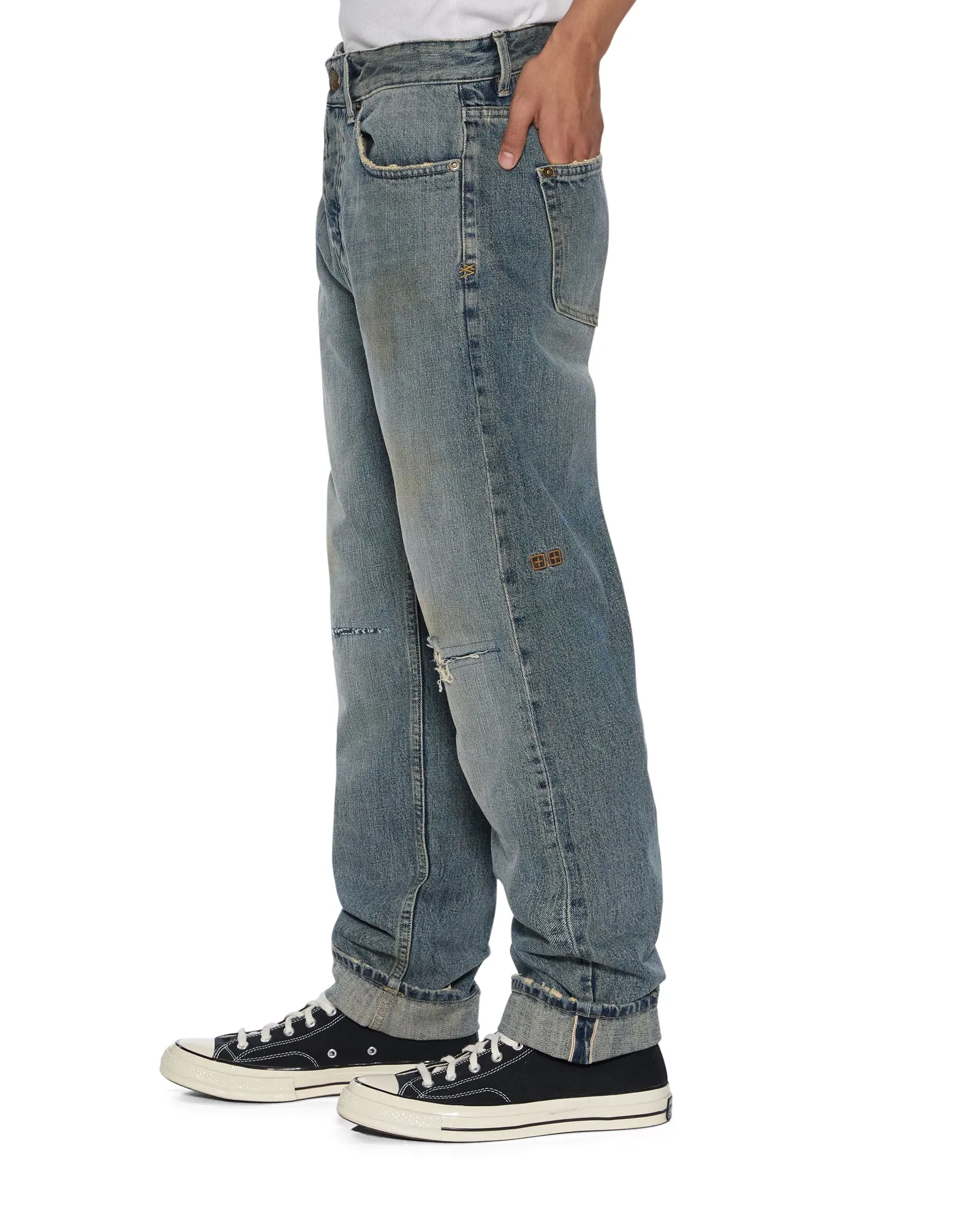 HAZLOW SELVEDGE MELBOURNE BLUE,Jeans