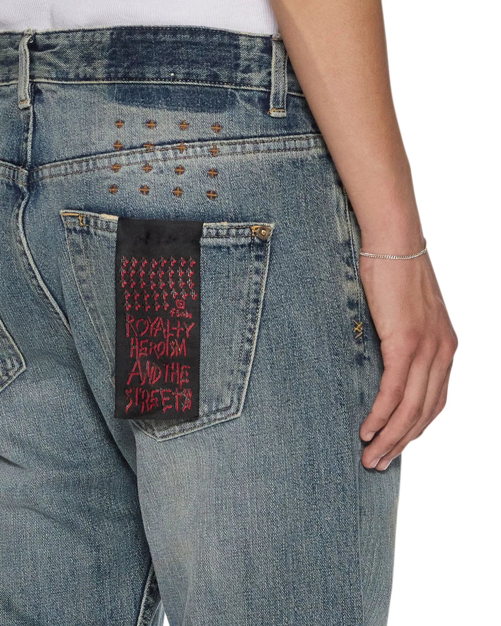 HAZLOW SELVEDGE MELBOURNE BLUE,Jeans