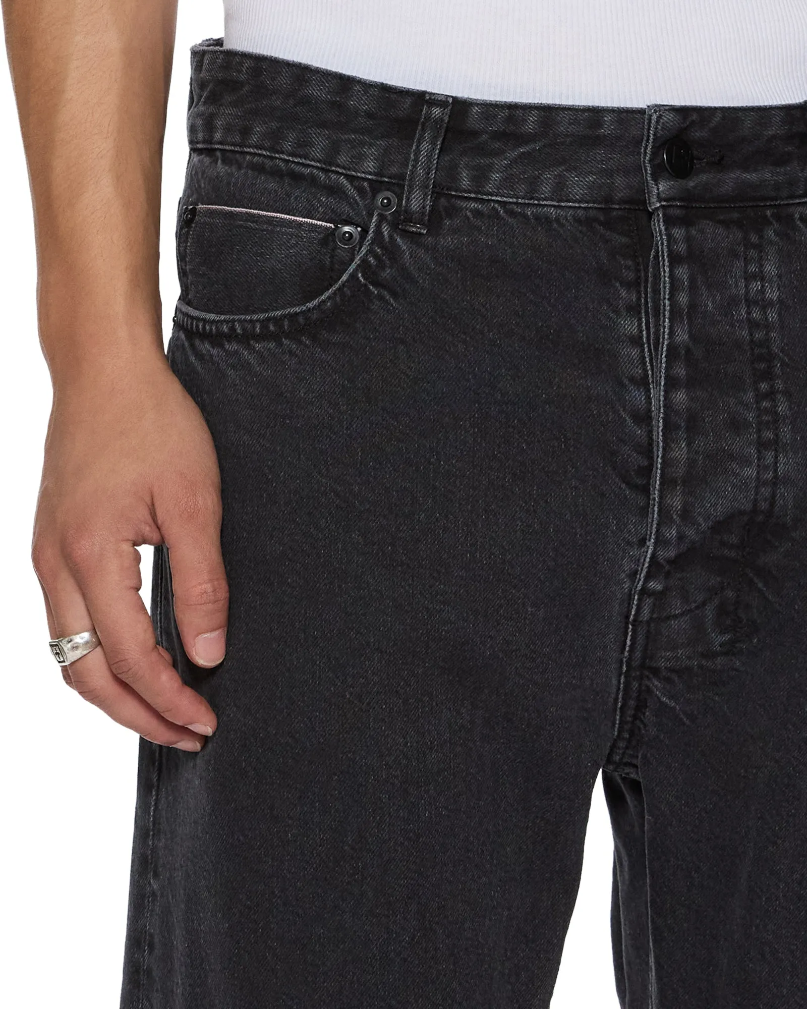 HAZLOW SELVEDGE NY BLACK,Jeans