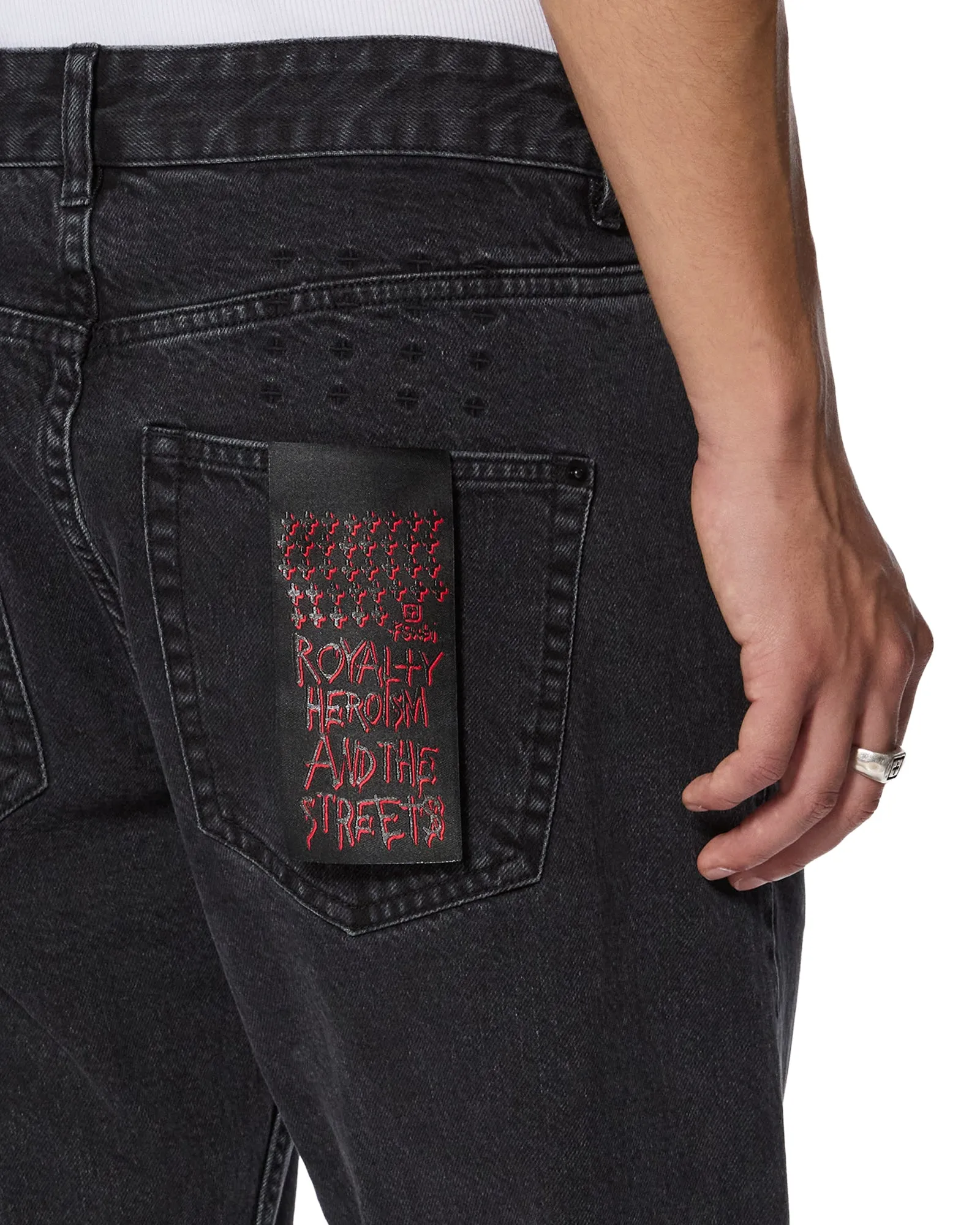 HAZLOW SELVEDGE NY BLACK,Jeans