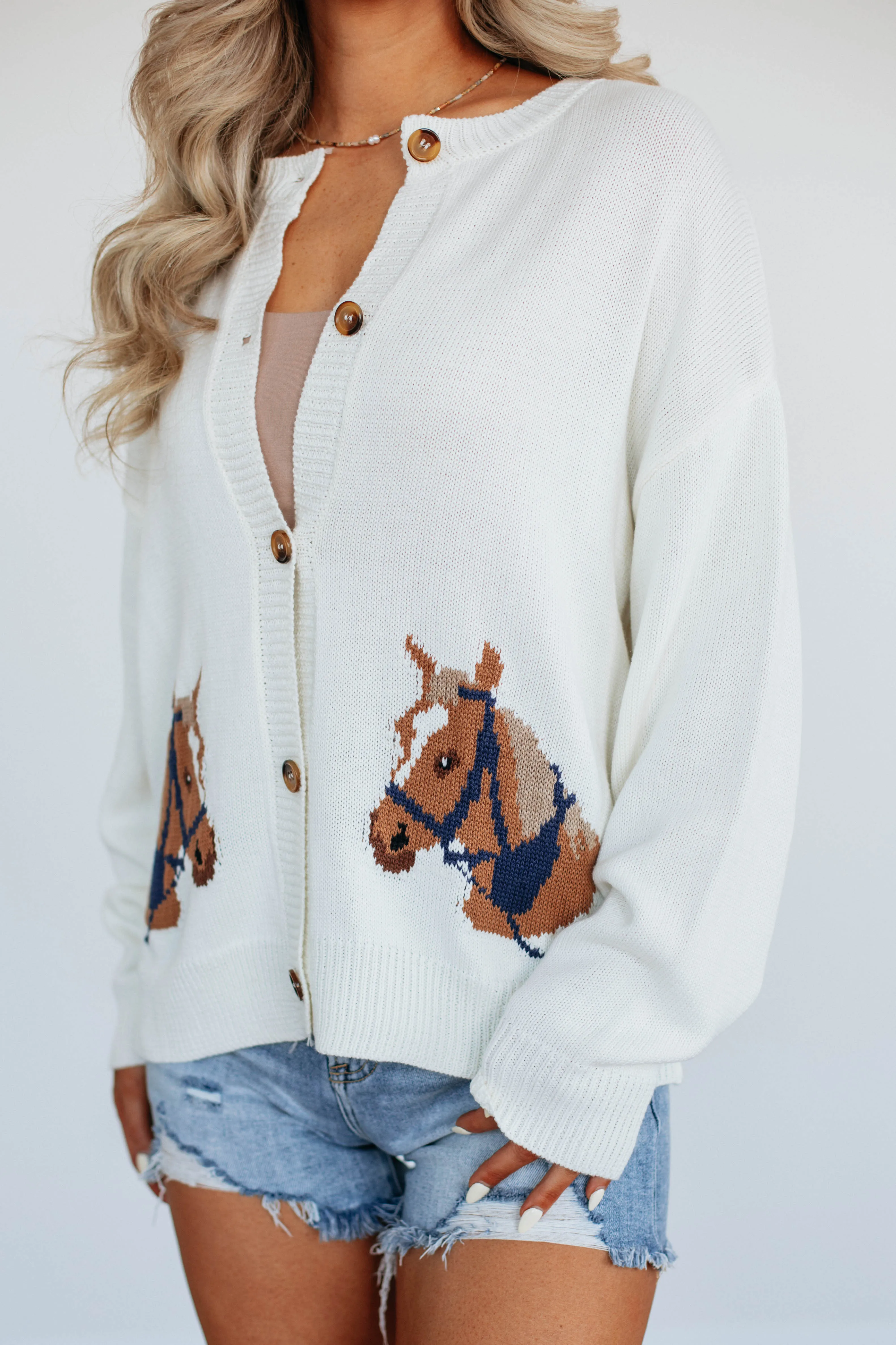 Hold Your Horses Cardigan,Women Sweater
