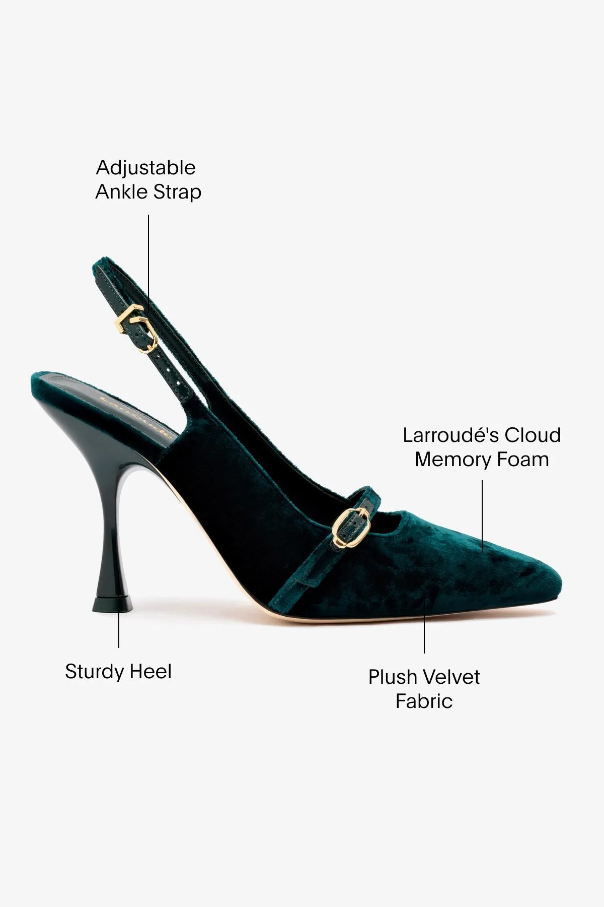 Ines Hi Pump In Jungle Velvet,Women Heel