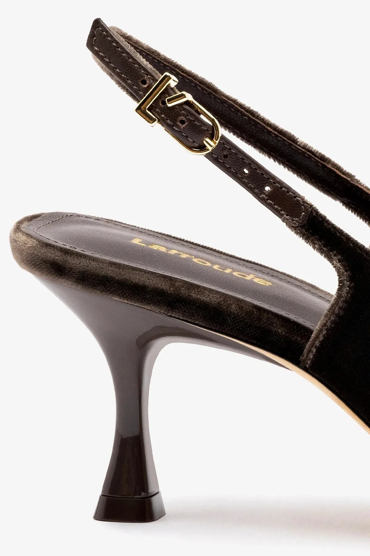 Ines Pump In Expresso Velvet,Women Heel