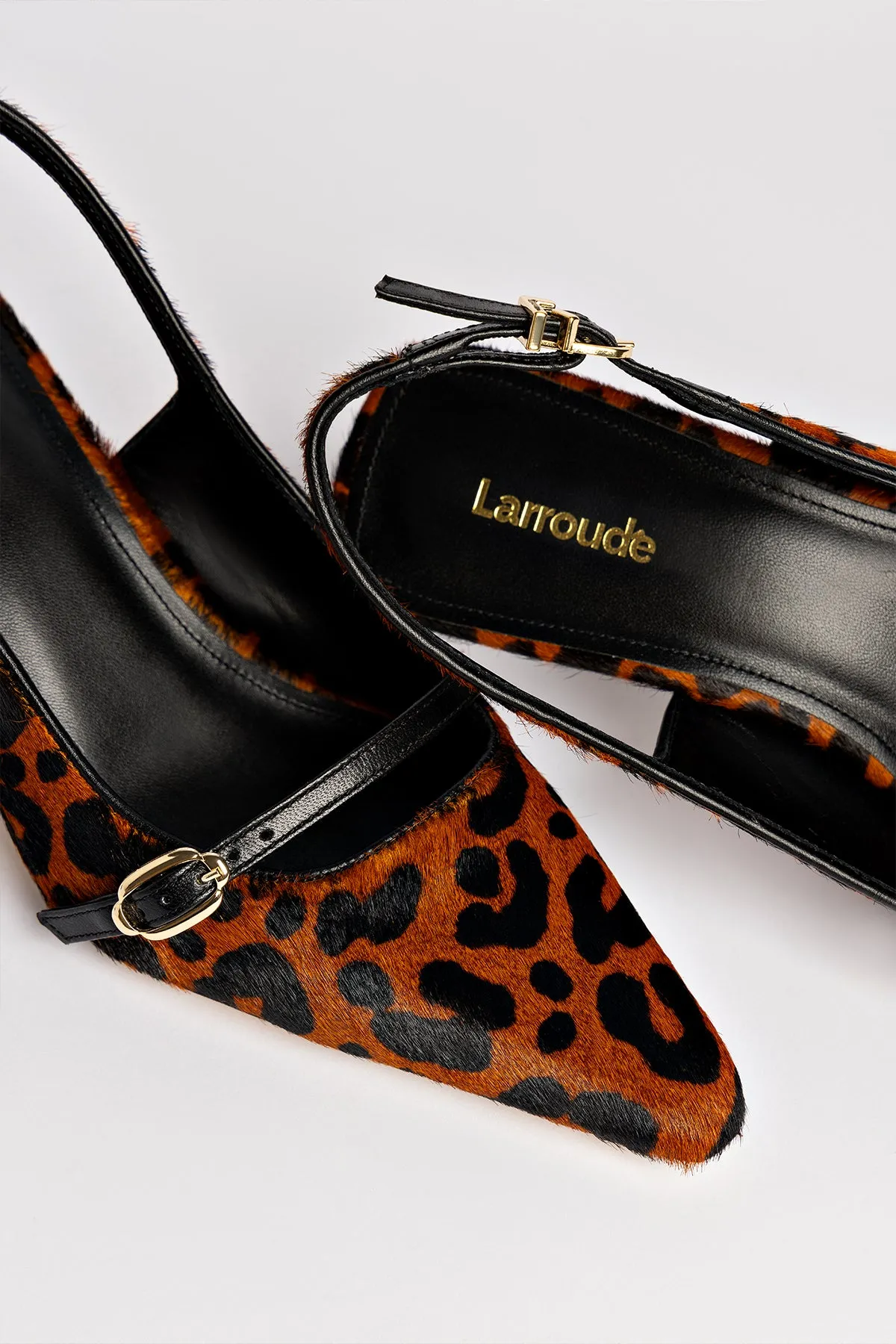 Ines Pump In Leopard Print Calf Hair,Women Heel