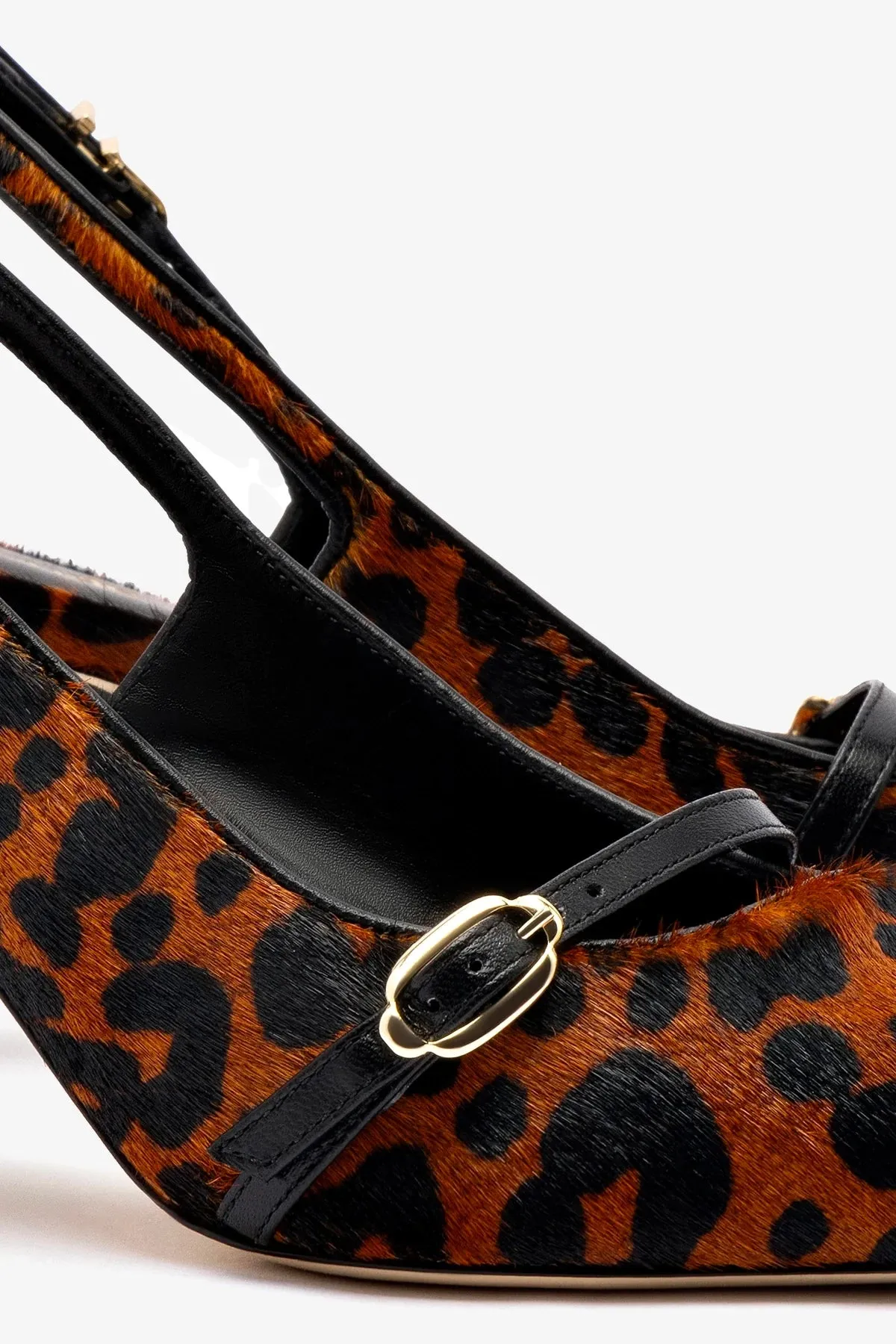 Ines Pump In Leopard Print Calf Hair,Women Heel