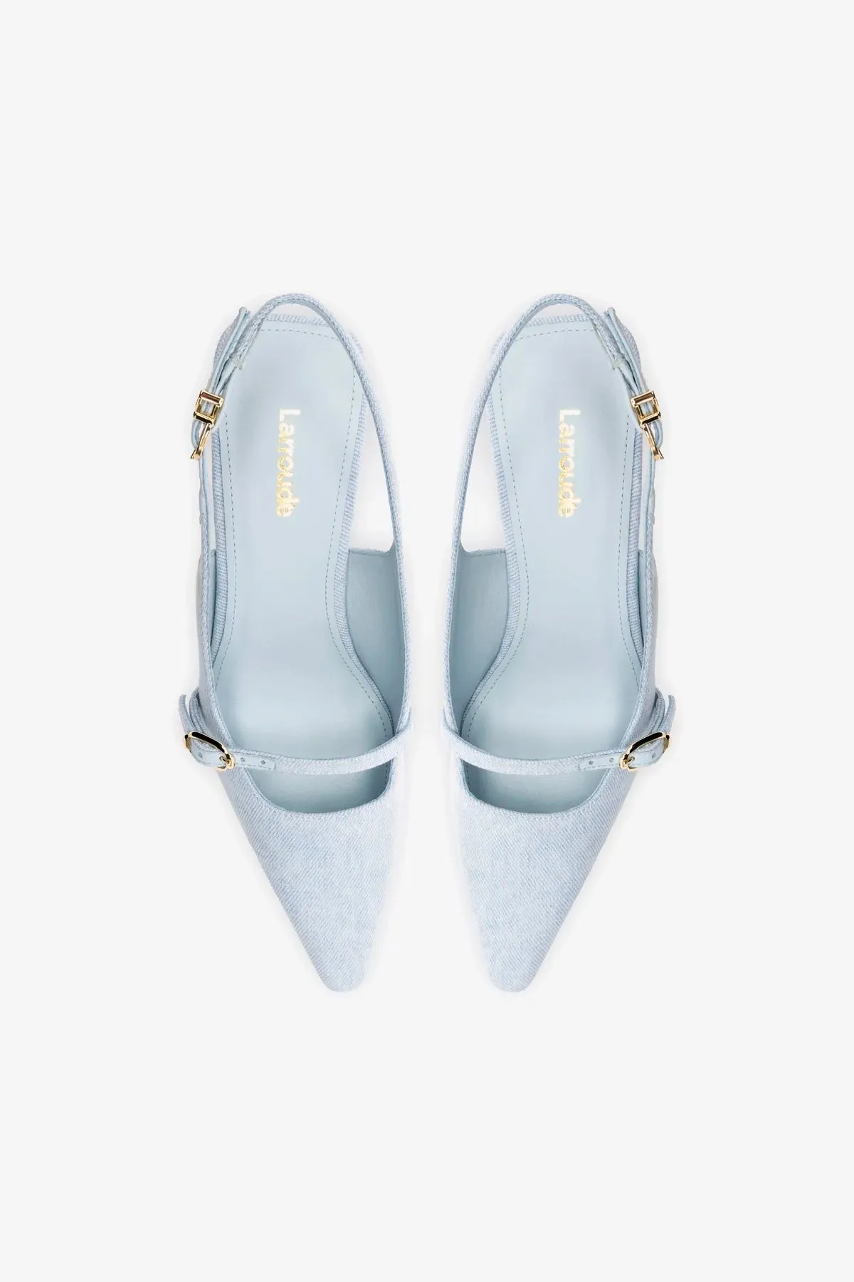 Ines Pump In Maya Denim,Women Heel