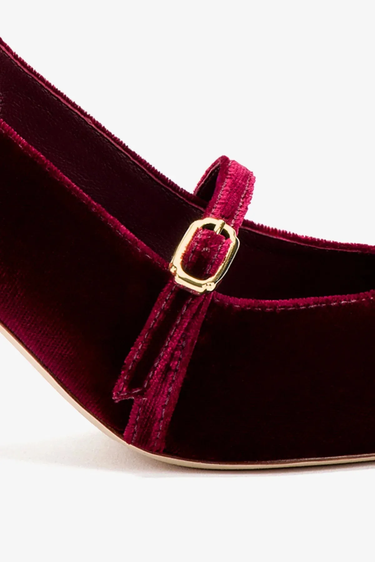 Ines Pump In Wine Velvet,Women Heel
