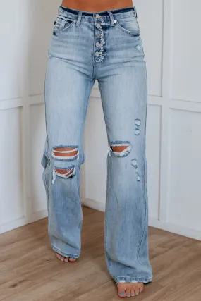 Isabelle KanCan Jeans - Light Wash,Jeans Women