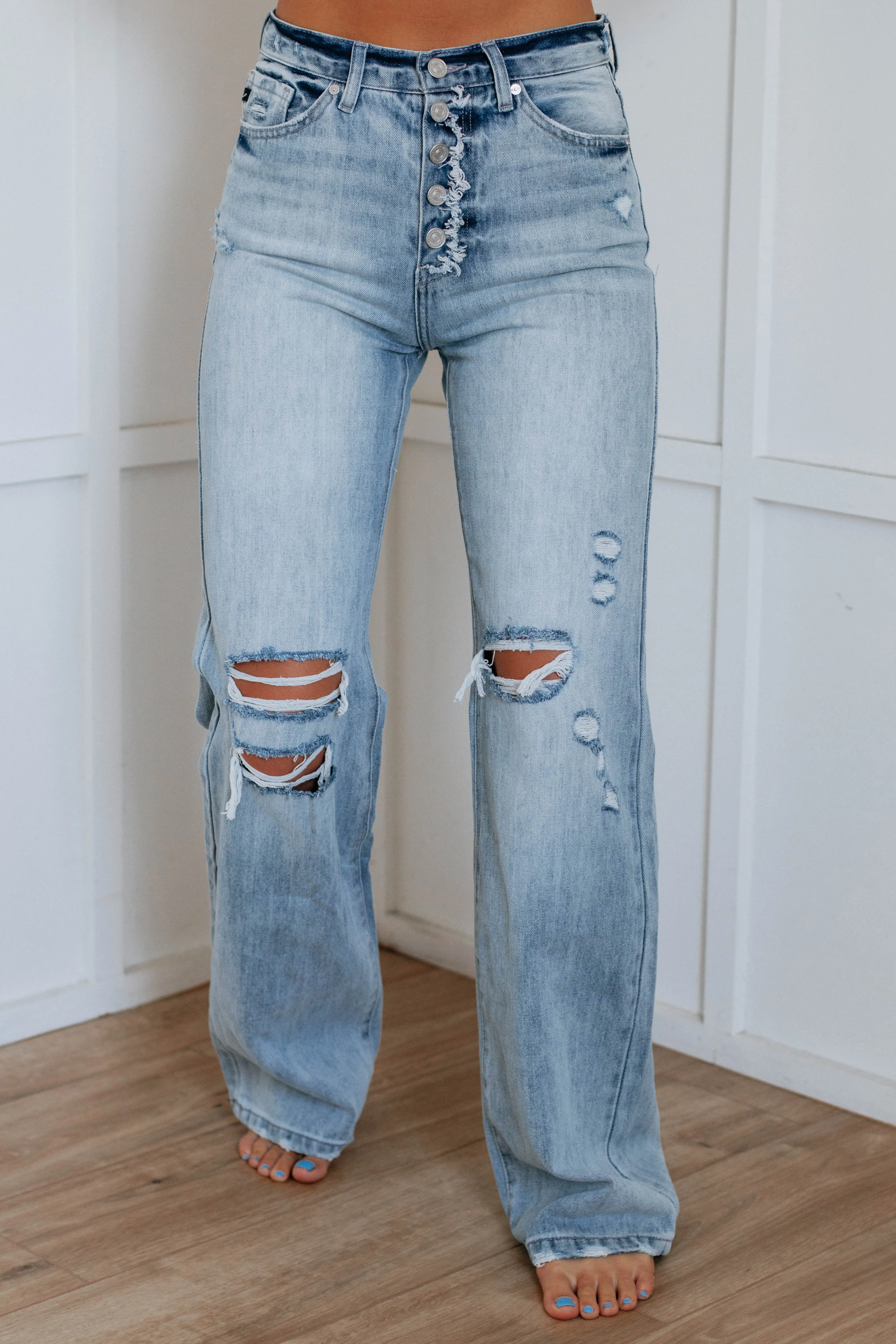 Isabelle KanCan Jeans - Light Wash,Jeans Women
