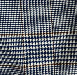 James Jacket in Navy Blue Glen Plaid,Men