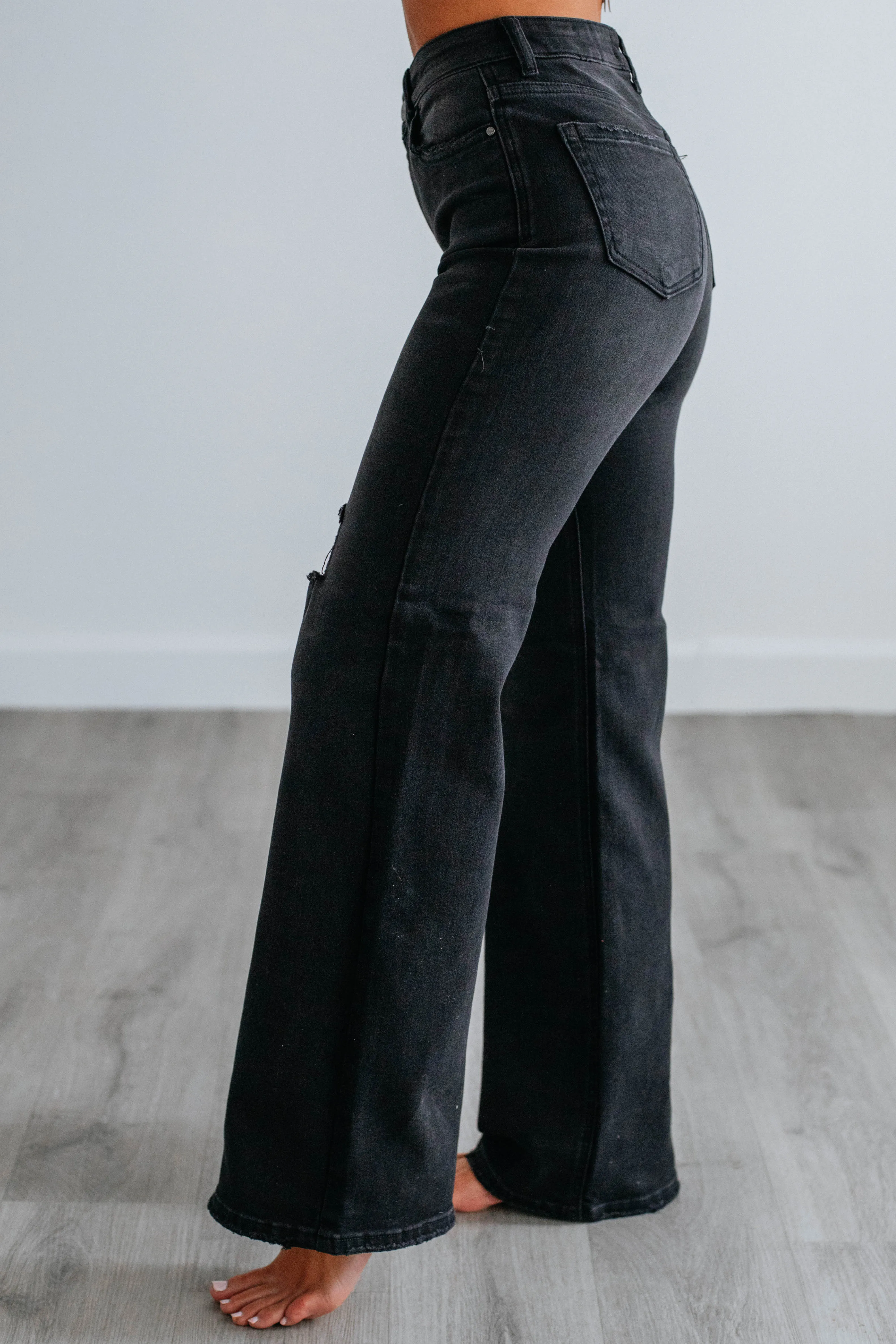 Joni Risen Jeans - Vintage Black,Jeans Women