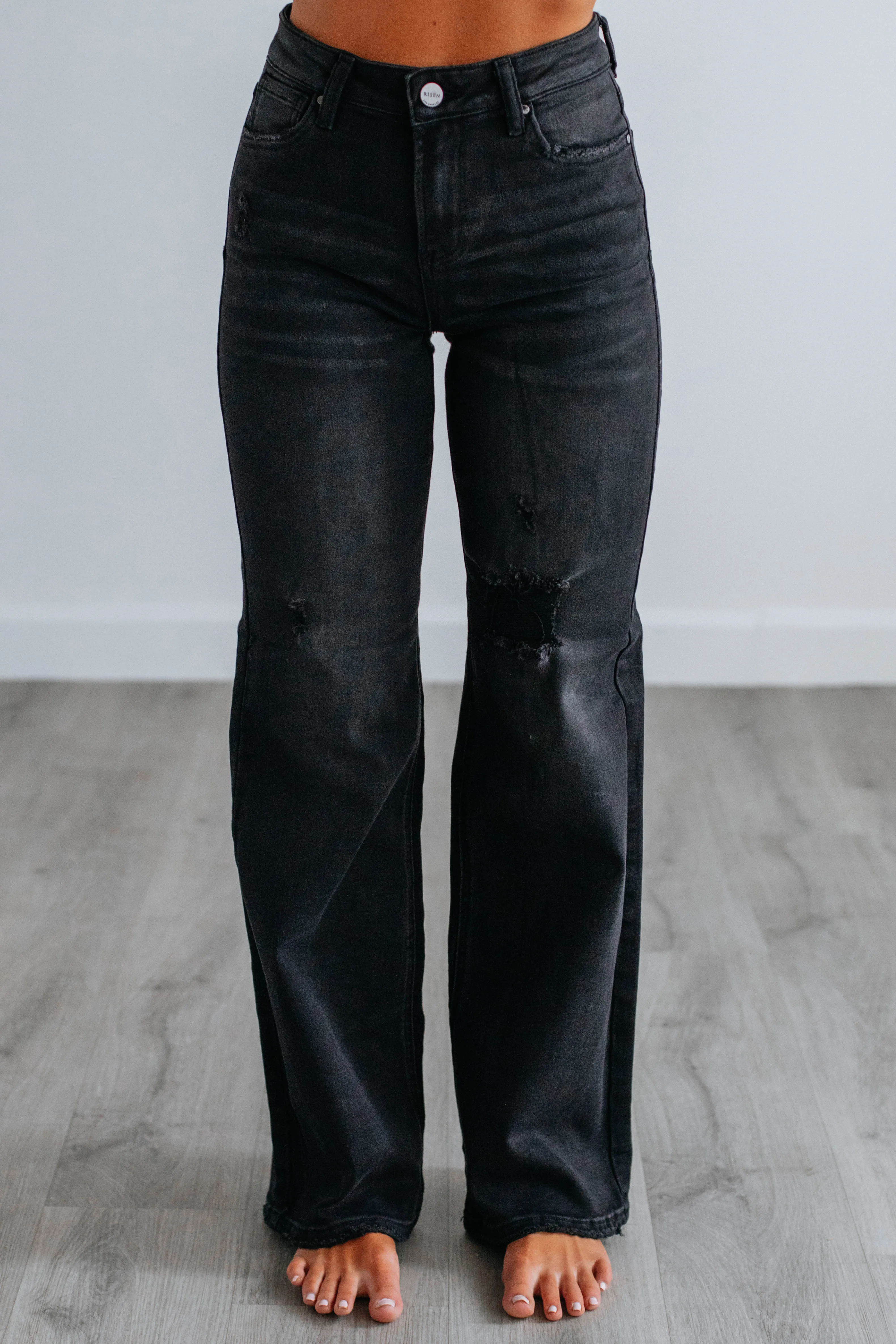 Joni Risen Jeans - Vintage Black,Jeans Women