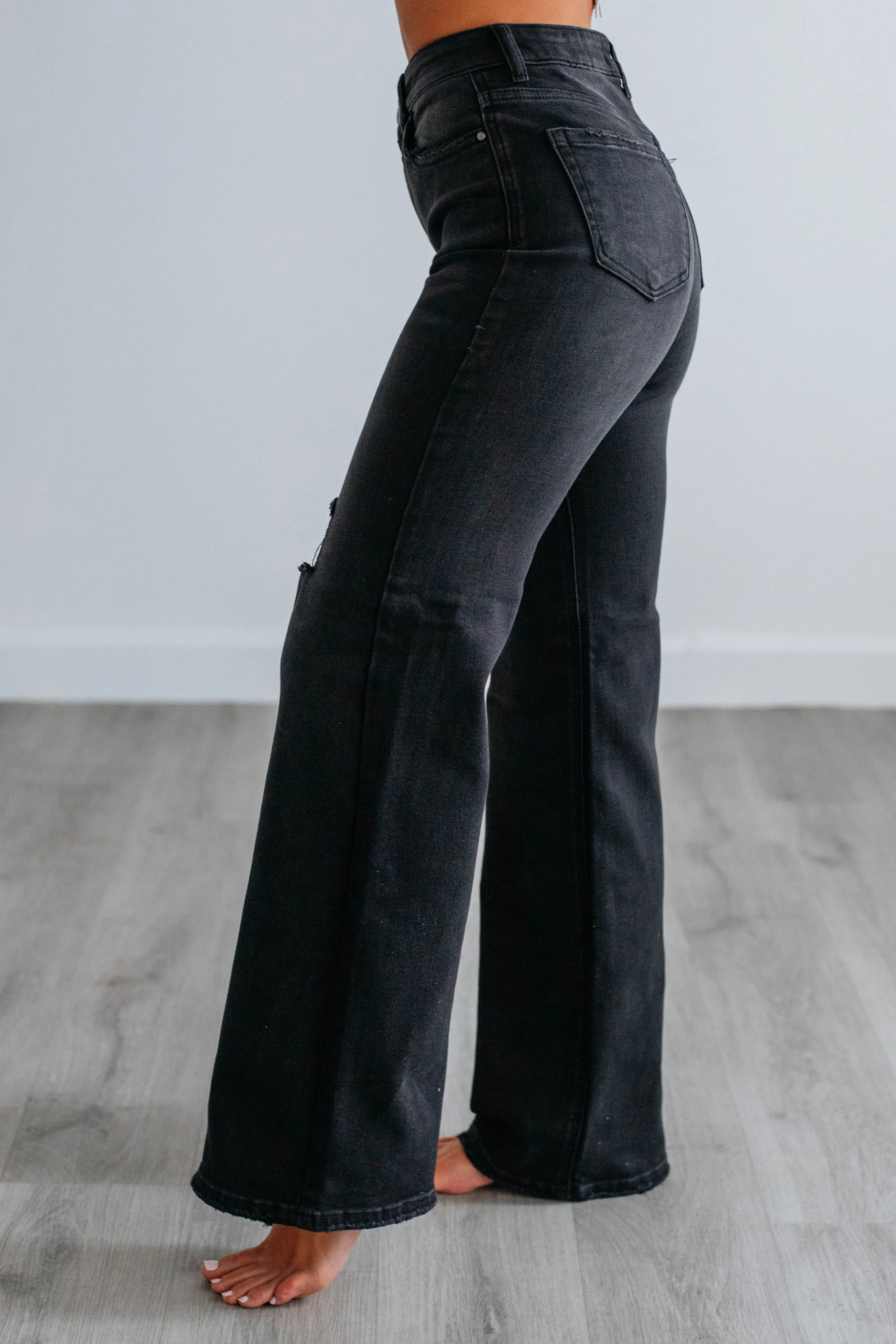 Joni Risen Jeans - Vintage Black,Jeans Women