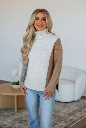 Josee Colorblock Sweater,Women Sweater