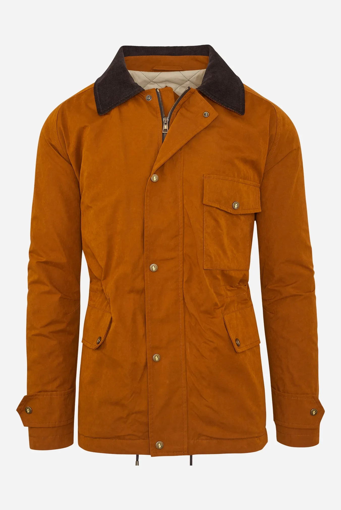 JR Field Coat in British Tan Canvas,Men