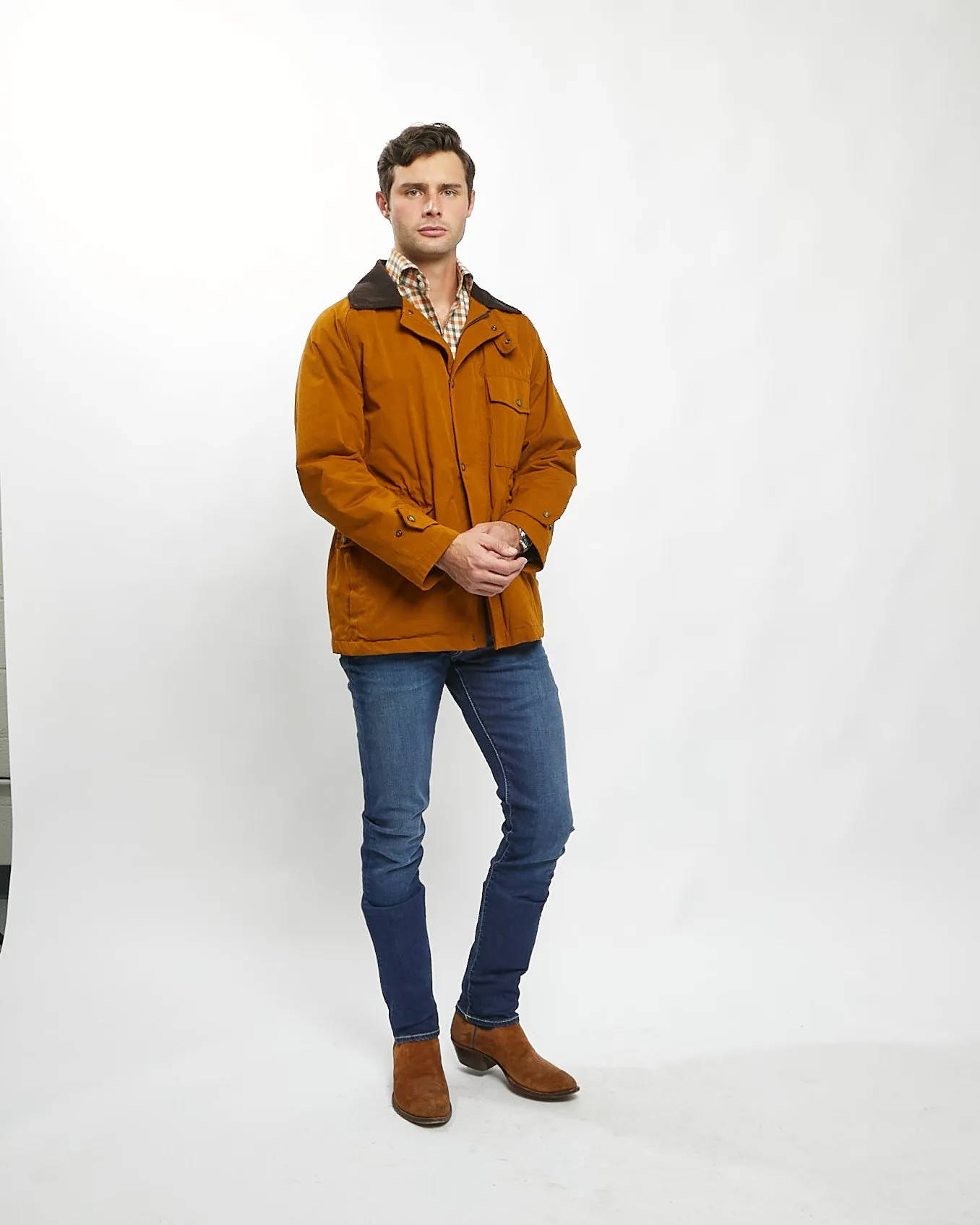 JR Field Coat in British Tan Canvas,Men