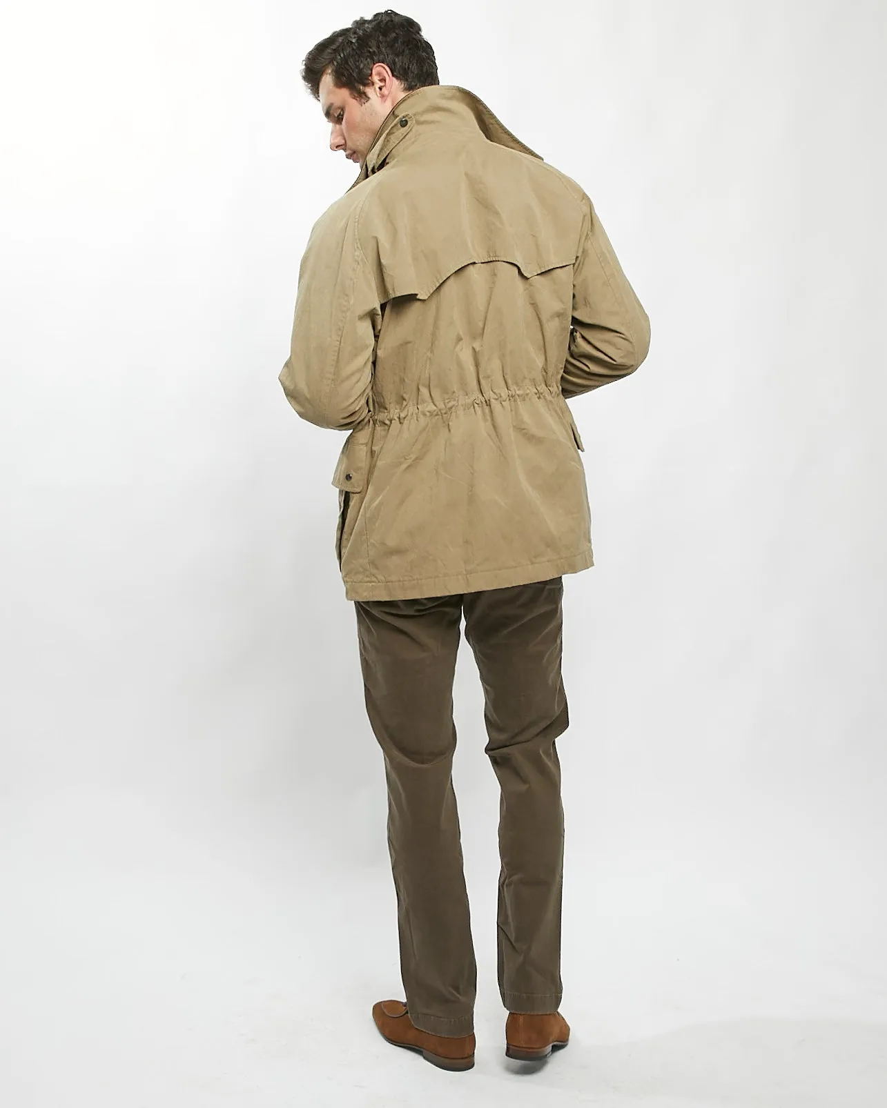 JR Field Coat in British Taupe Canvas,Men