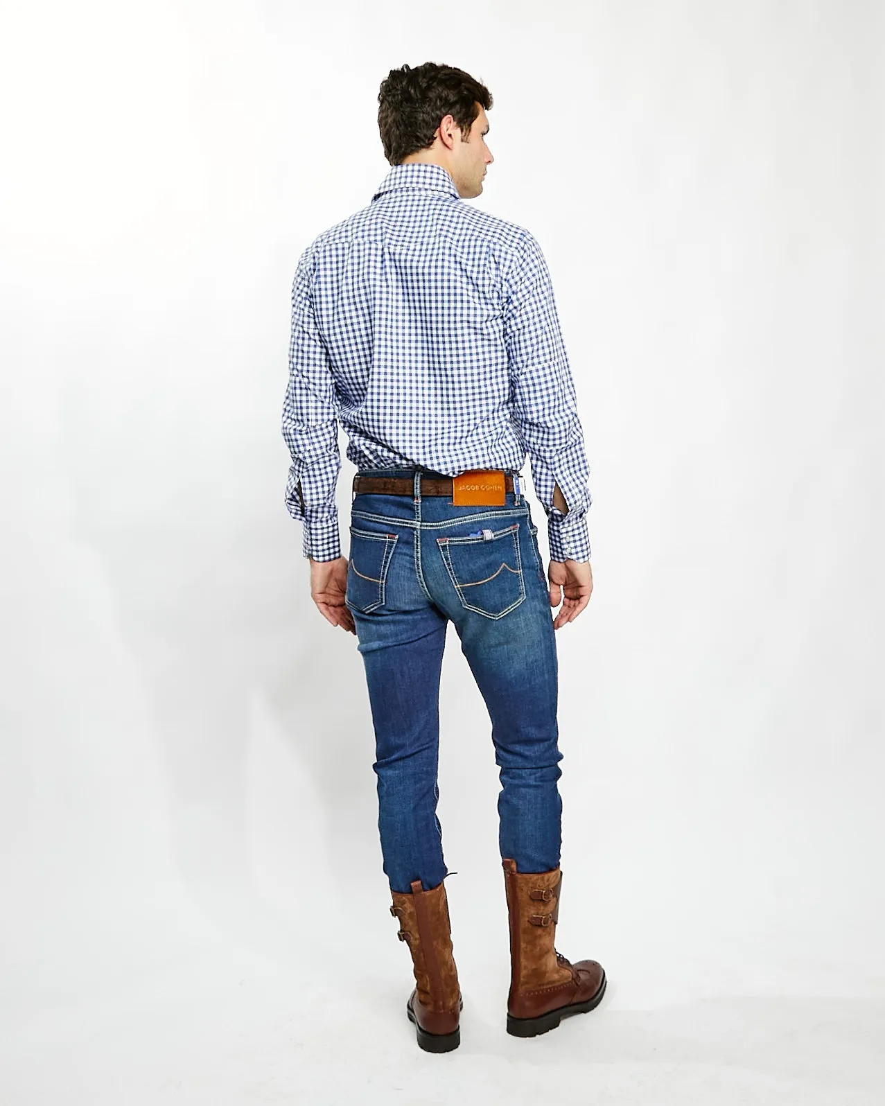 Kacey Shirt in Blue Buffalo Check,Men