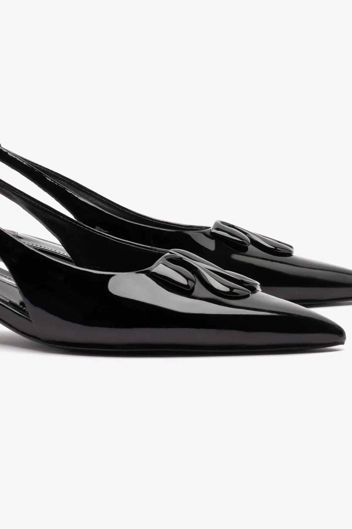 Kaitlan LL Low Pump In Black Patent Leather,Women Heel