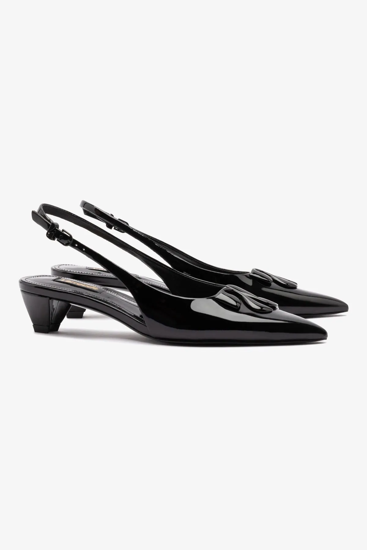Kaitlan LL Low Pump In Black Patent Leather,Women Heel