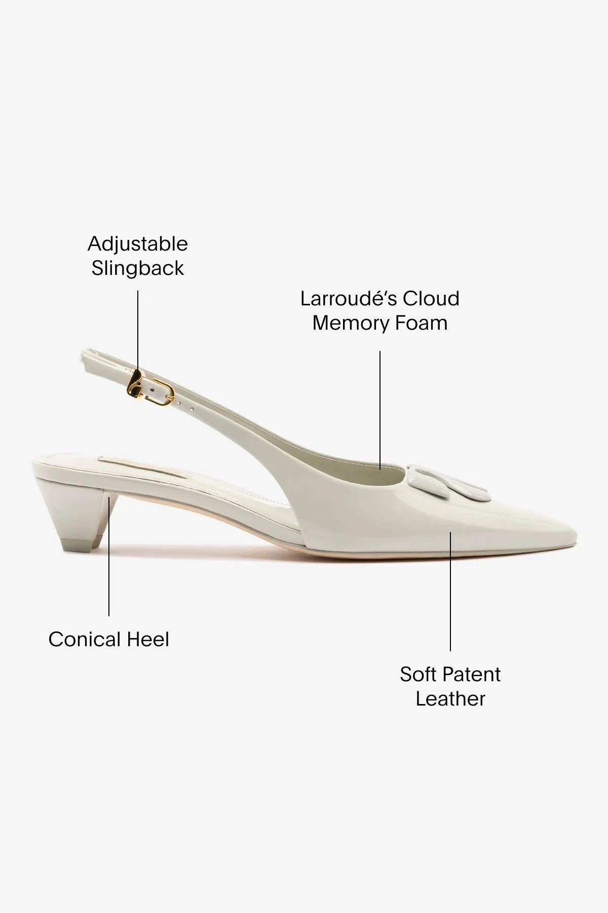 Kaitlan LL Low Pump In Gray Patent Leather,Women Heel
