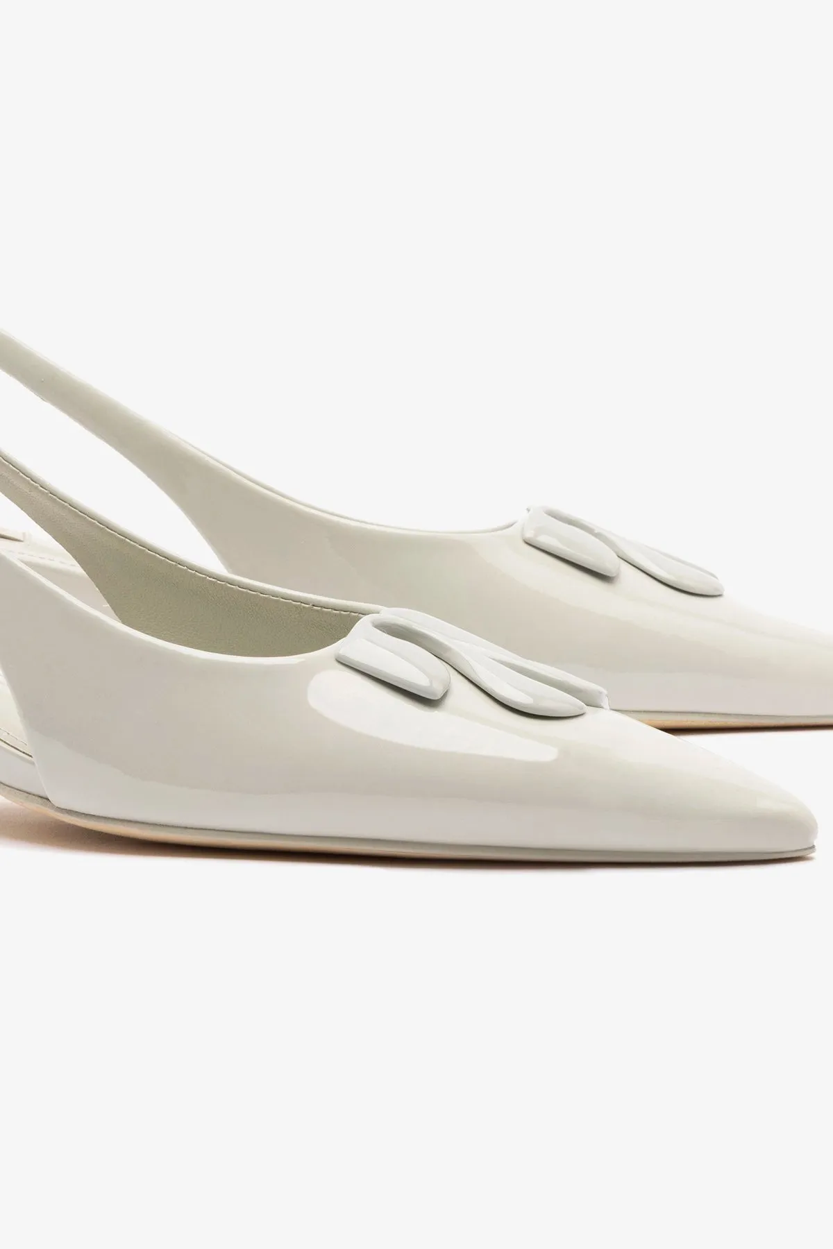Kaitlan LL Low Pump In Gray Patent Leather,Women Heel