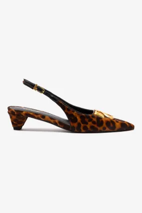 Kaitlan LL Low Pump In Leopard Print Calf Hair,Women Heel