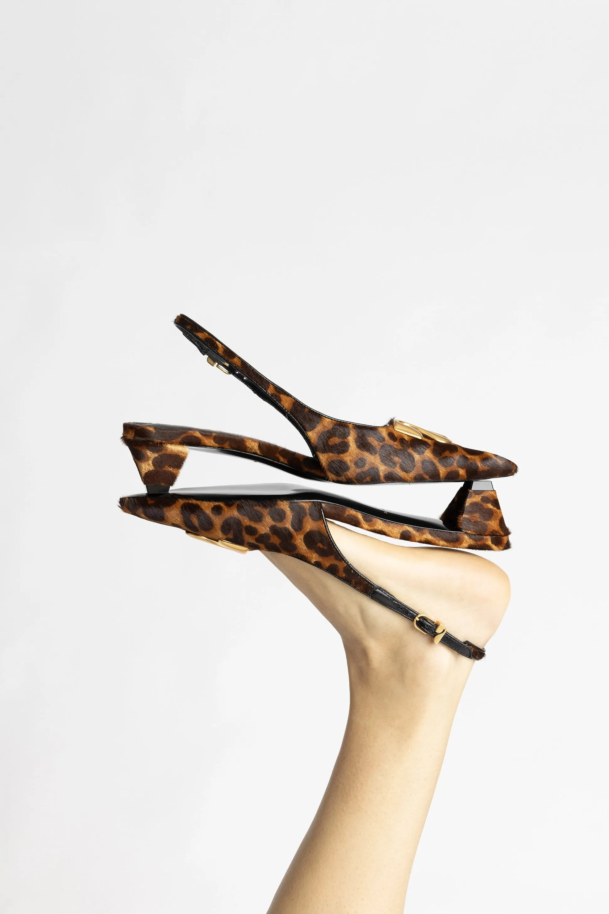 Kaitlan LL Low Pump In Leopard Print Calf Hair,Women Heel