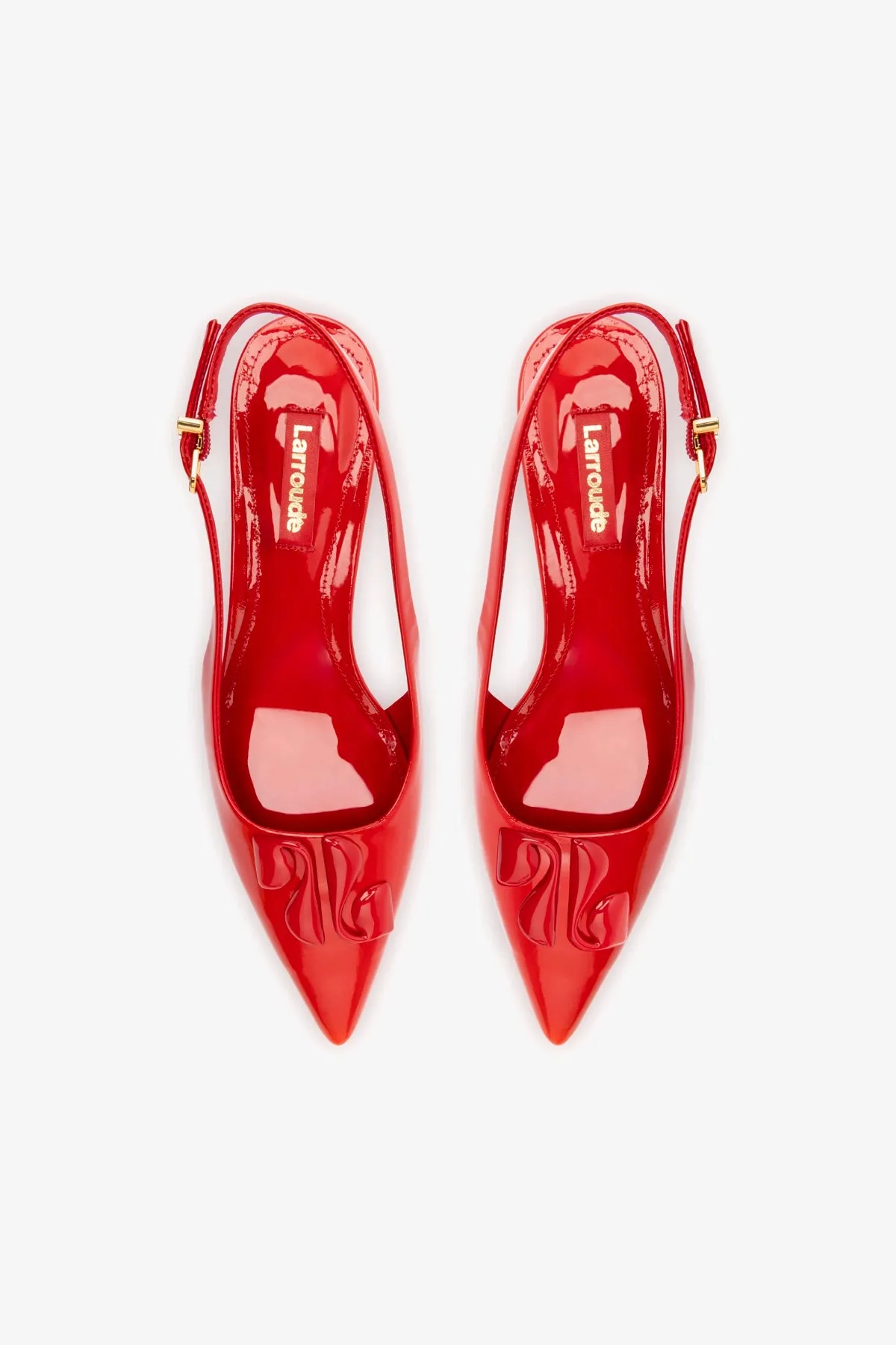 Kaitlan LL Low Pump In Scarlet Patent Leather,Women Heel