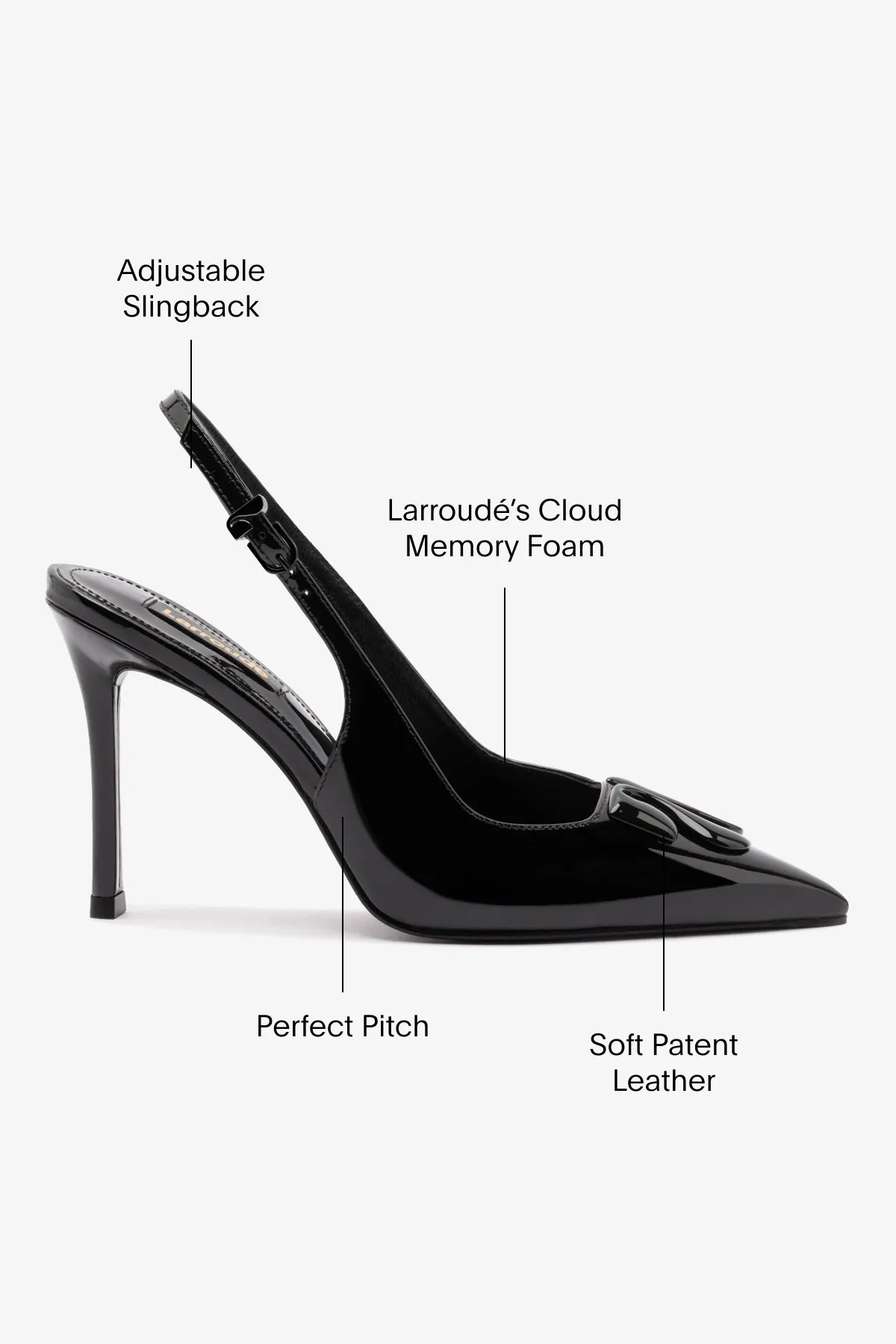 Kaitlan LL Pump In Black Patent Leather,Women Heel