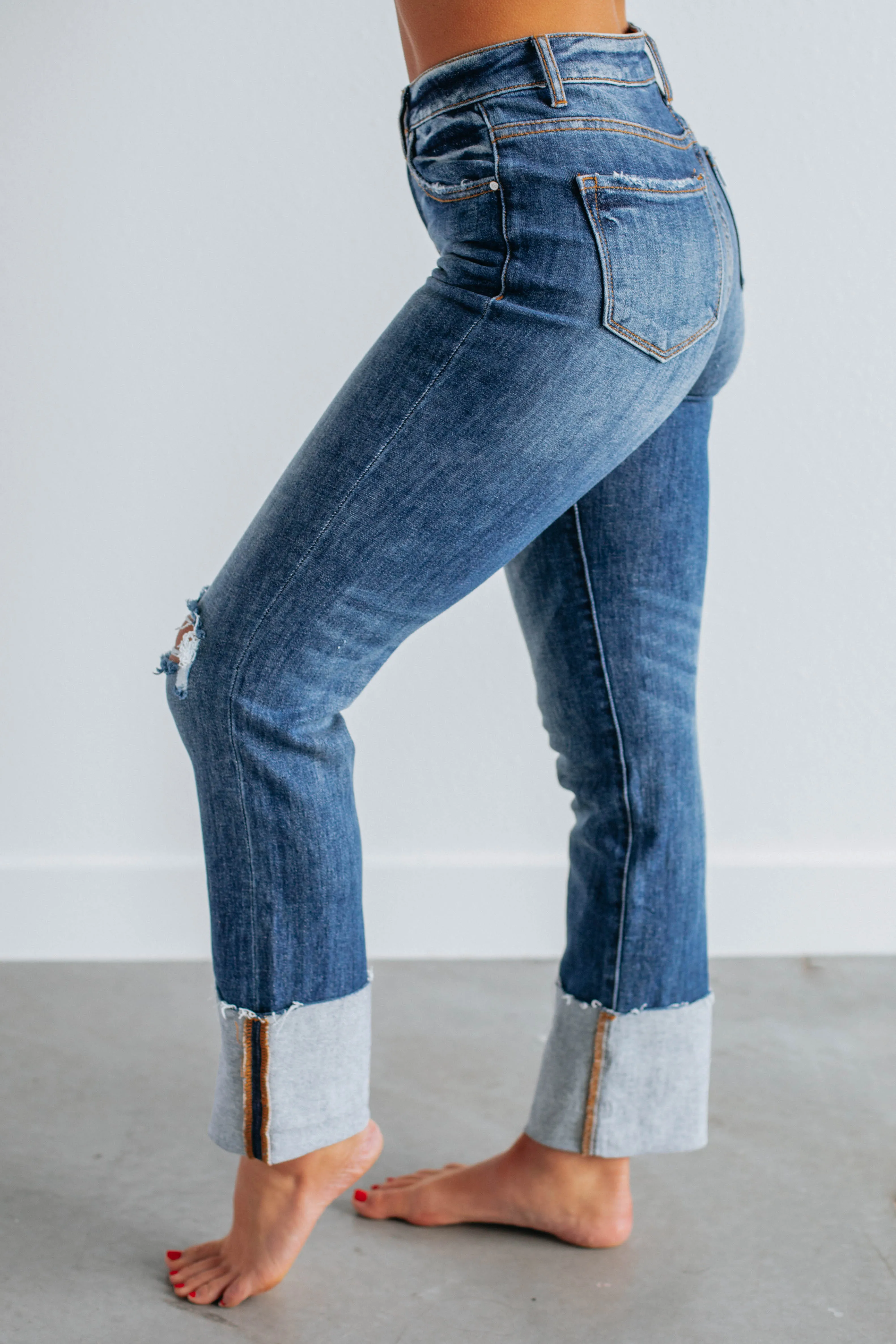 Kalen Risen Jeans - Dark Wash,Jeans Women