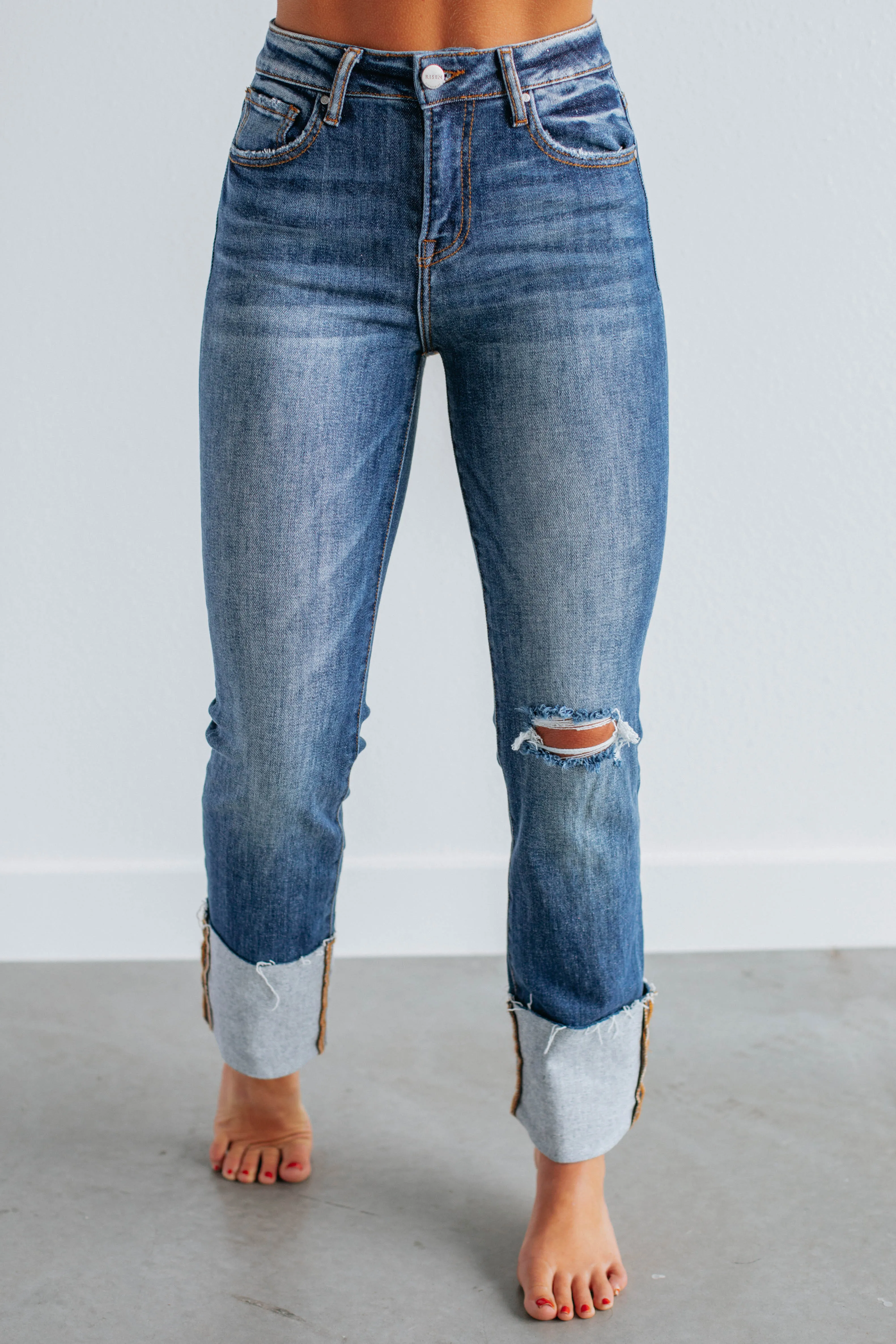 Kalen Risen Jeans - Dark Wash,Jeans Women