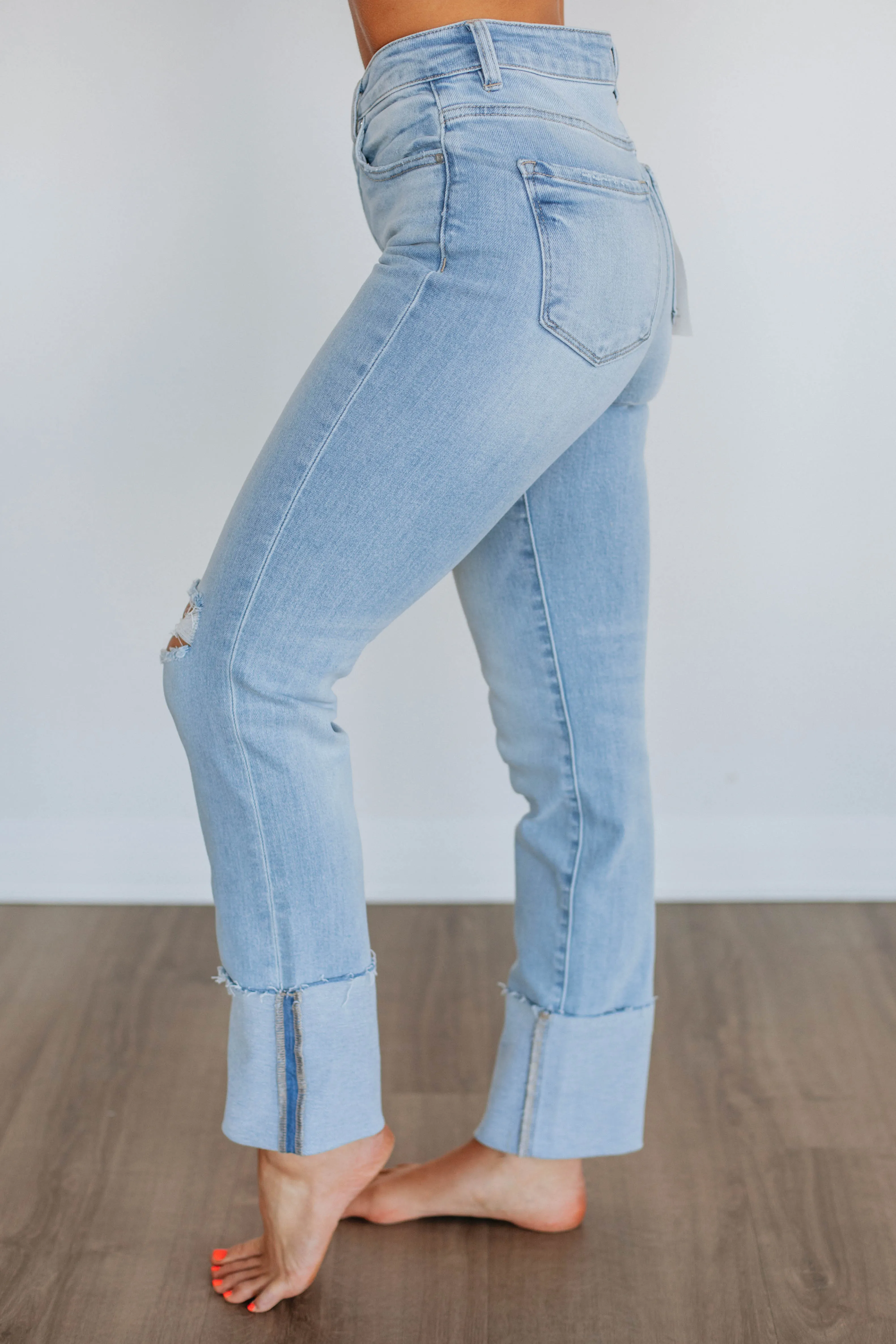 Kalen Risen Jeans - Light Wash,Jeans Women