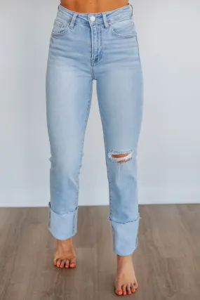 Kalen Risen Jeans - Light Wash,Jeans Women