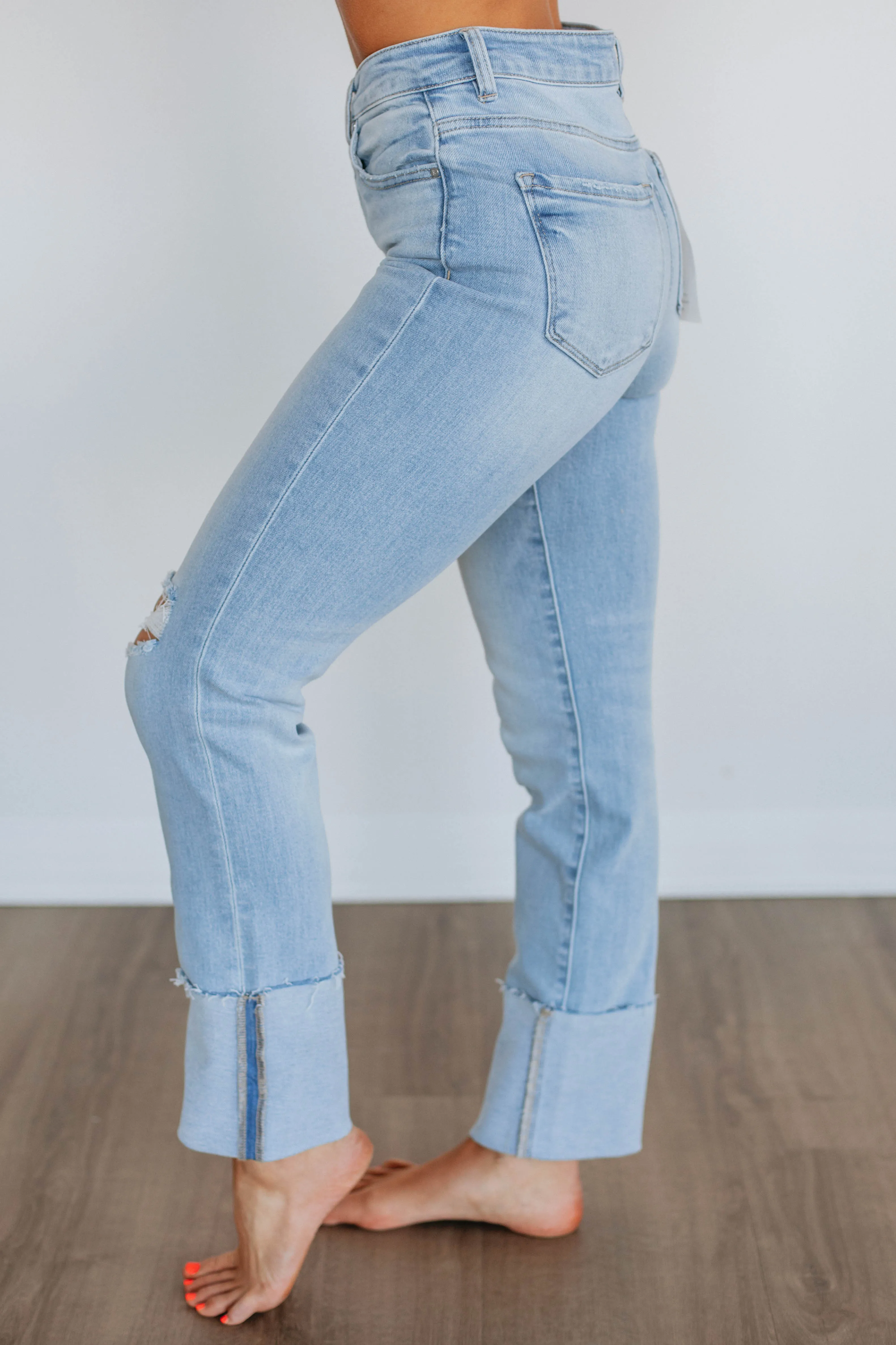 Kalen Risen Jeans - Light Wash,Jeans Women