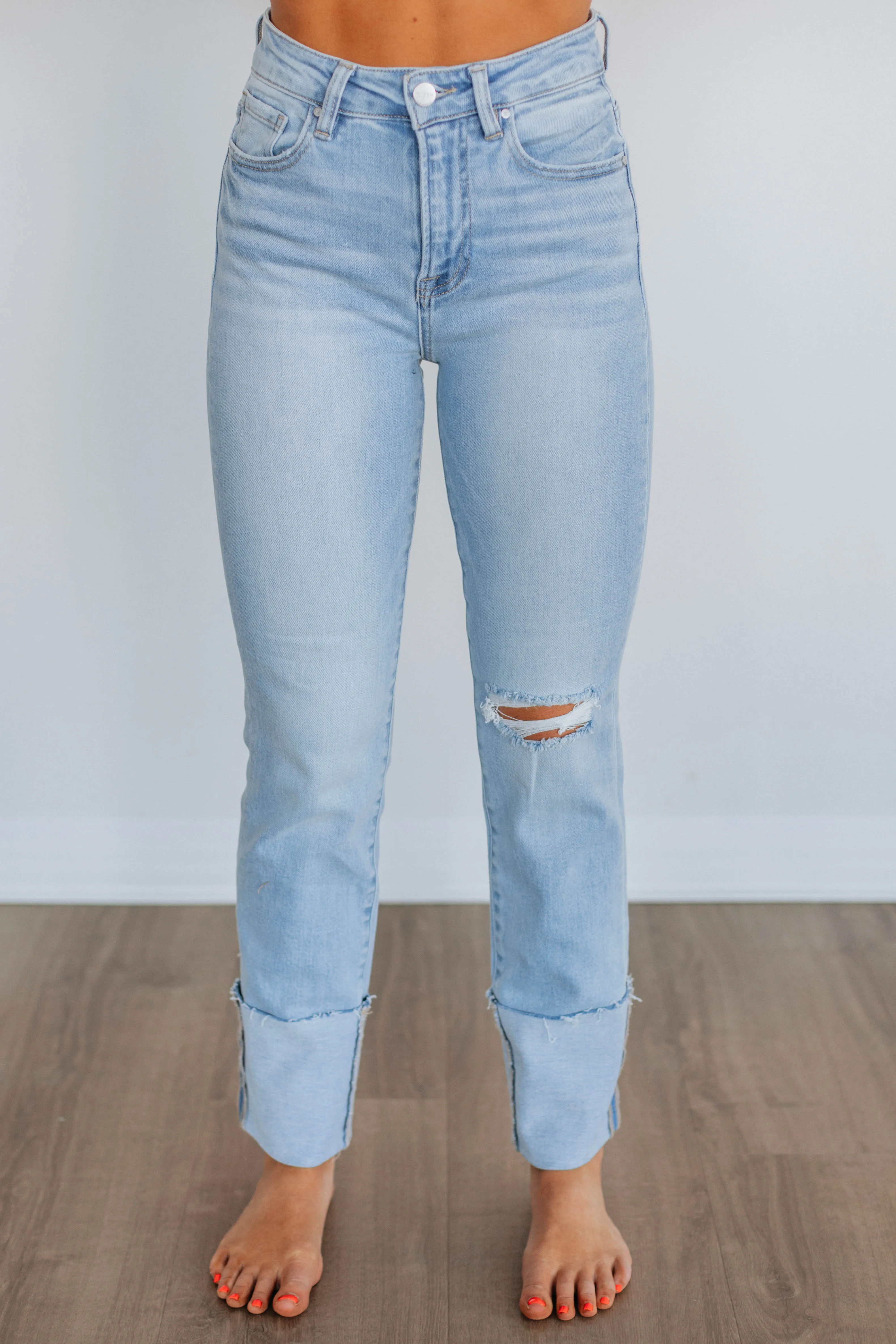 Kalen Risen Jeans - Light Wash,Jeans Women