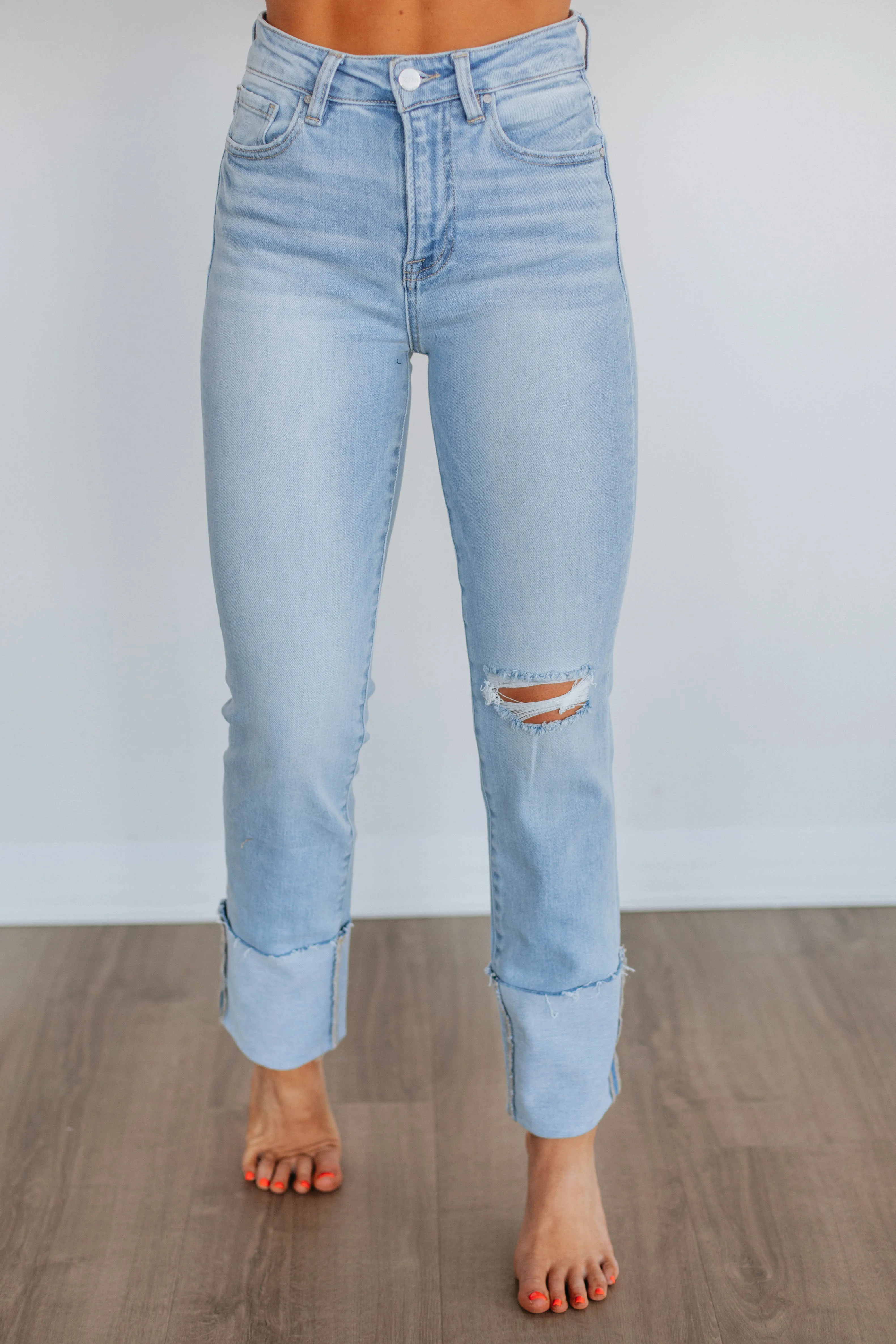 Kalen Risen Jeans - Light Wash,Jeans Women