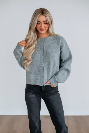 Kassi Cardigan - Heather Grey,Women Sweater