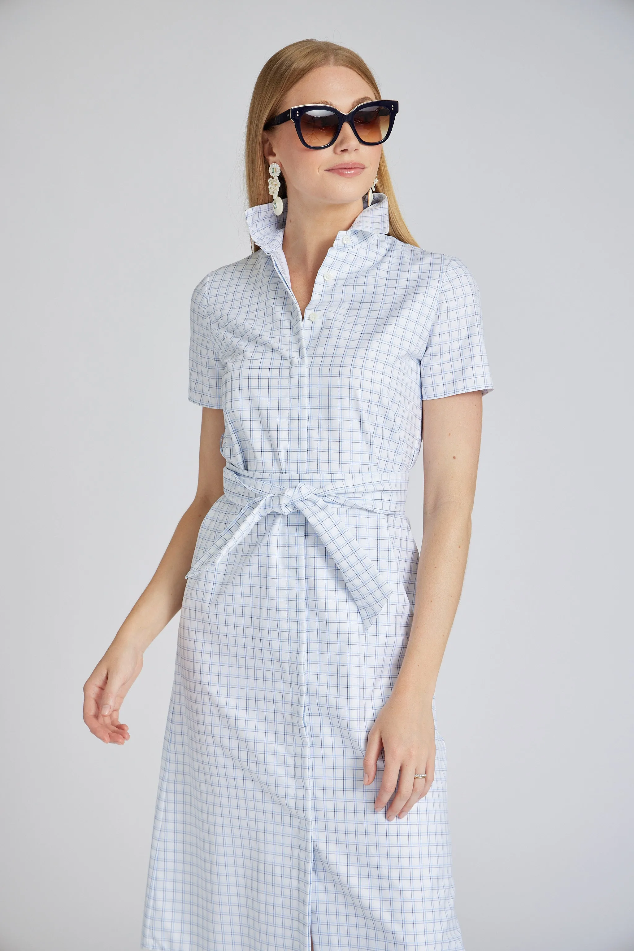 Kate Dress Long Plaid,Women
