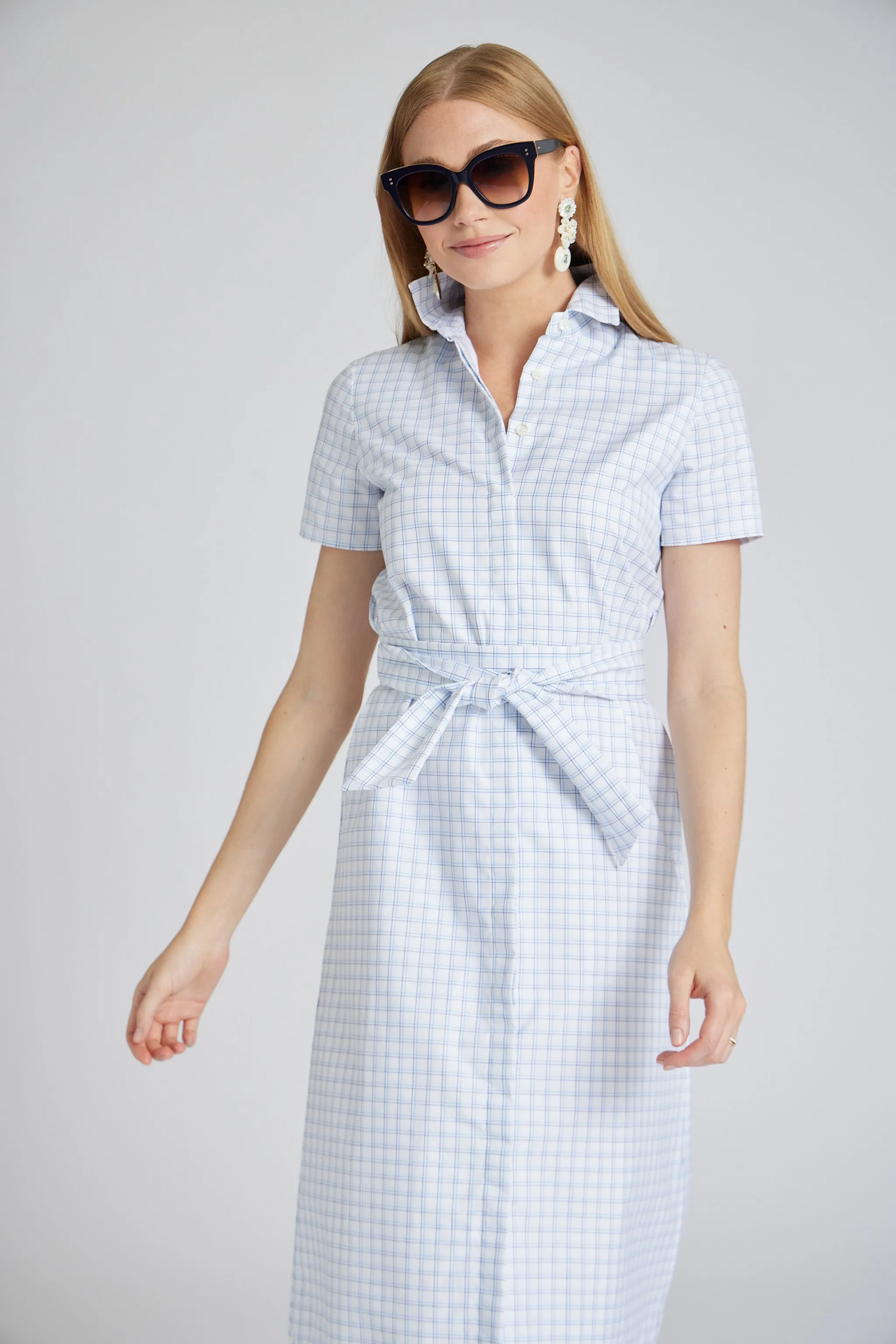 Kate Dress Long Plaid,Women
