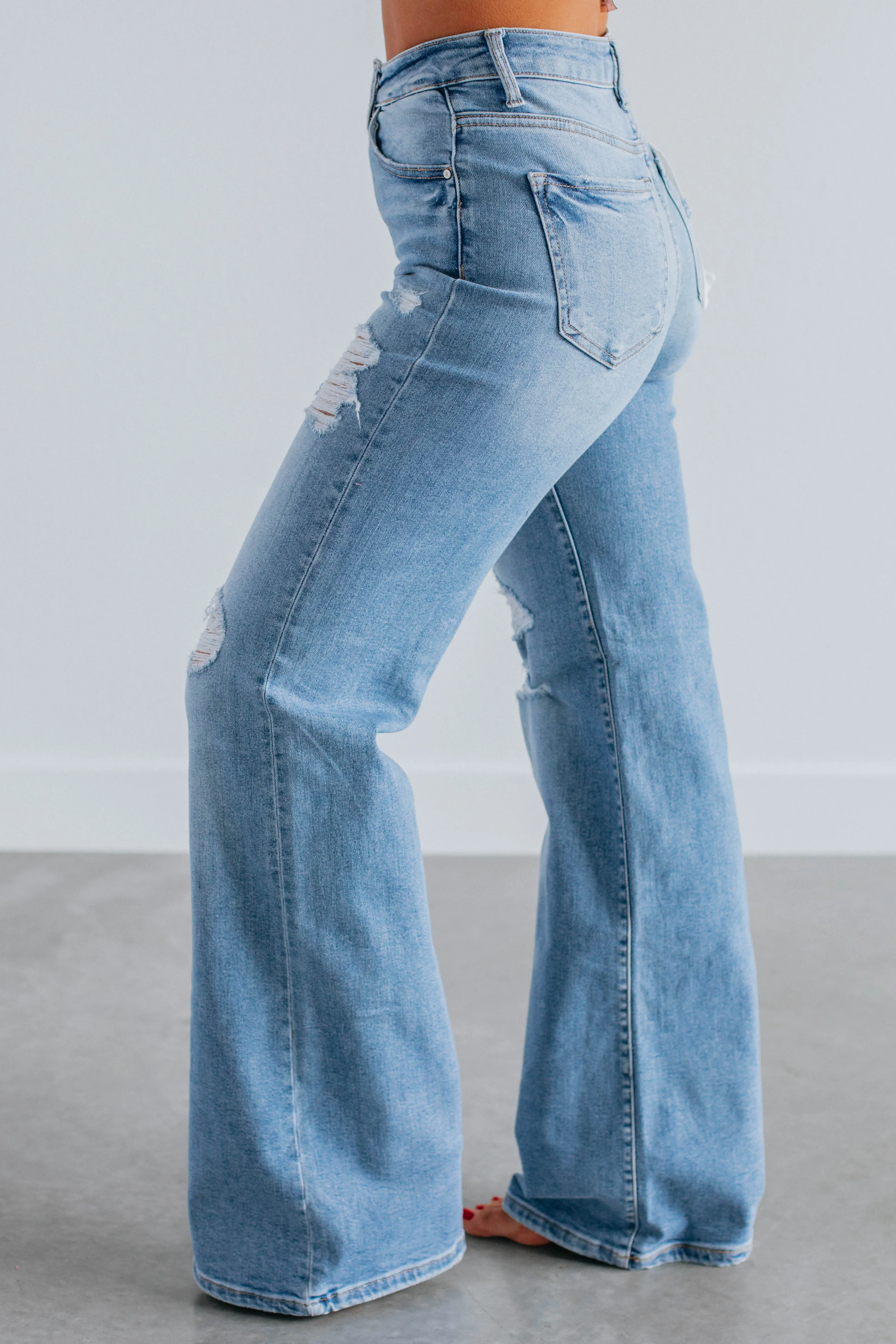 Kimora Risen Jeans - Medium Wash,Jeans Women