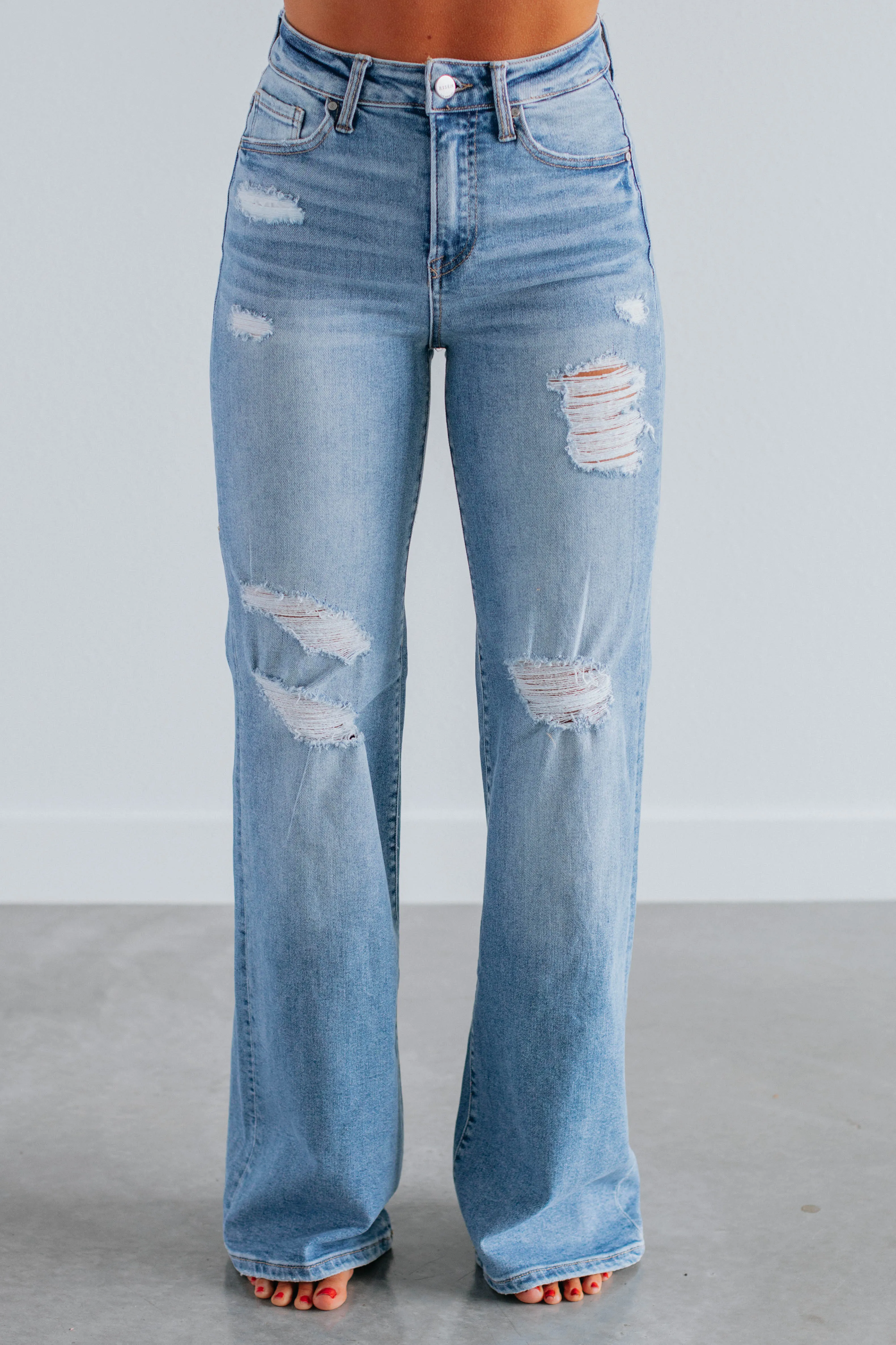 Kimora Risen Jeans - Medium Wash,Jeans Women